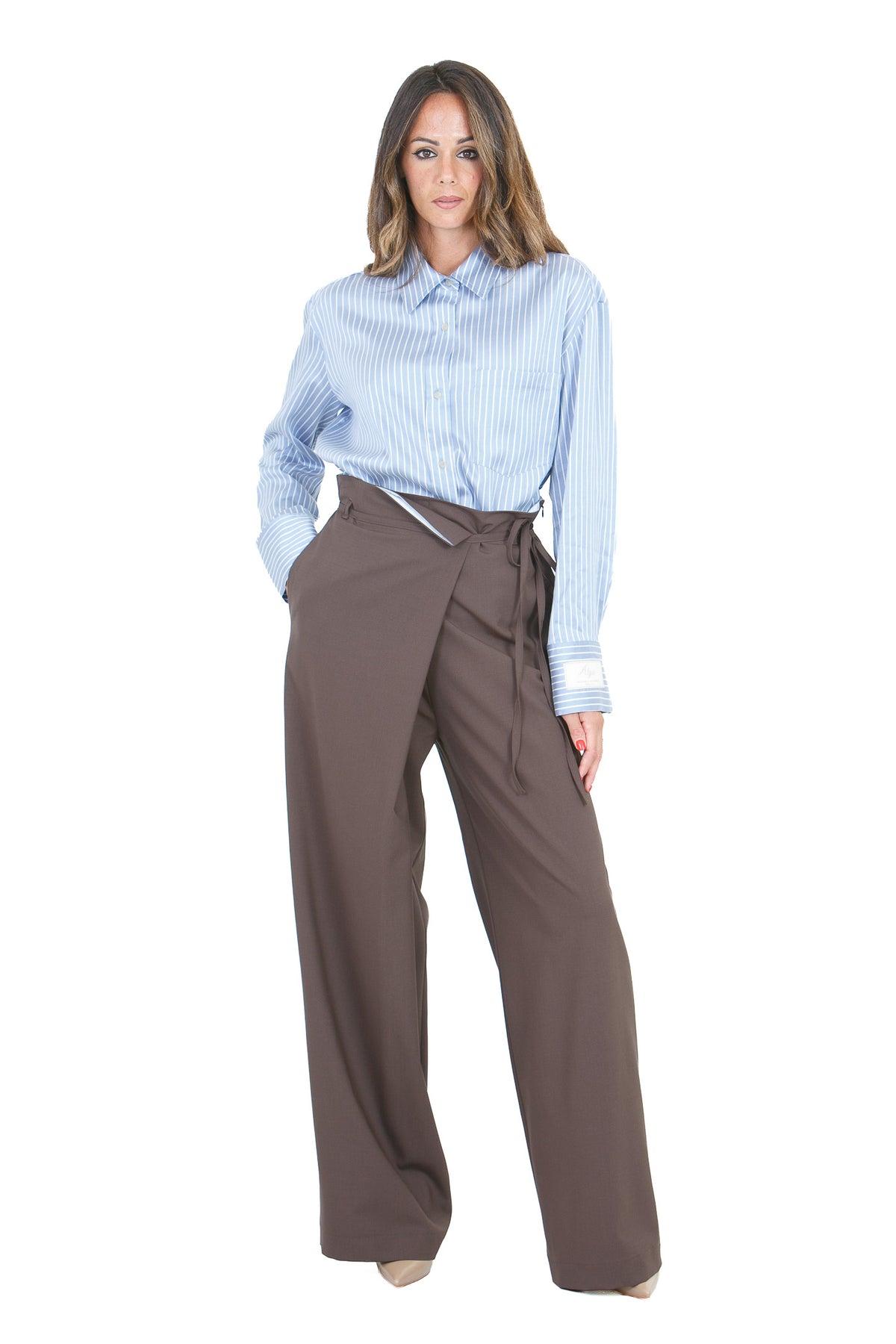 ALYSI Pantaloni Cacao 166102-A6055 CACAO