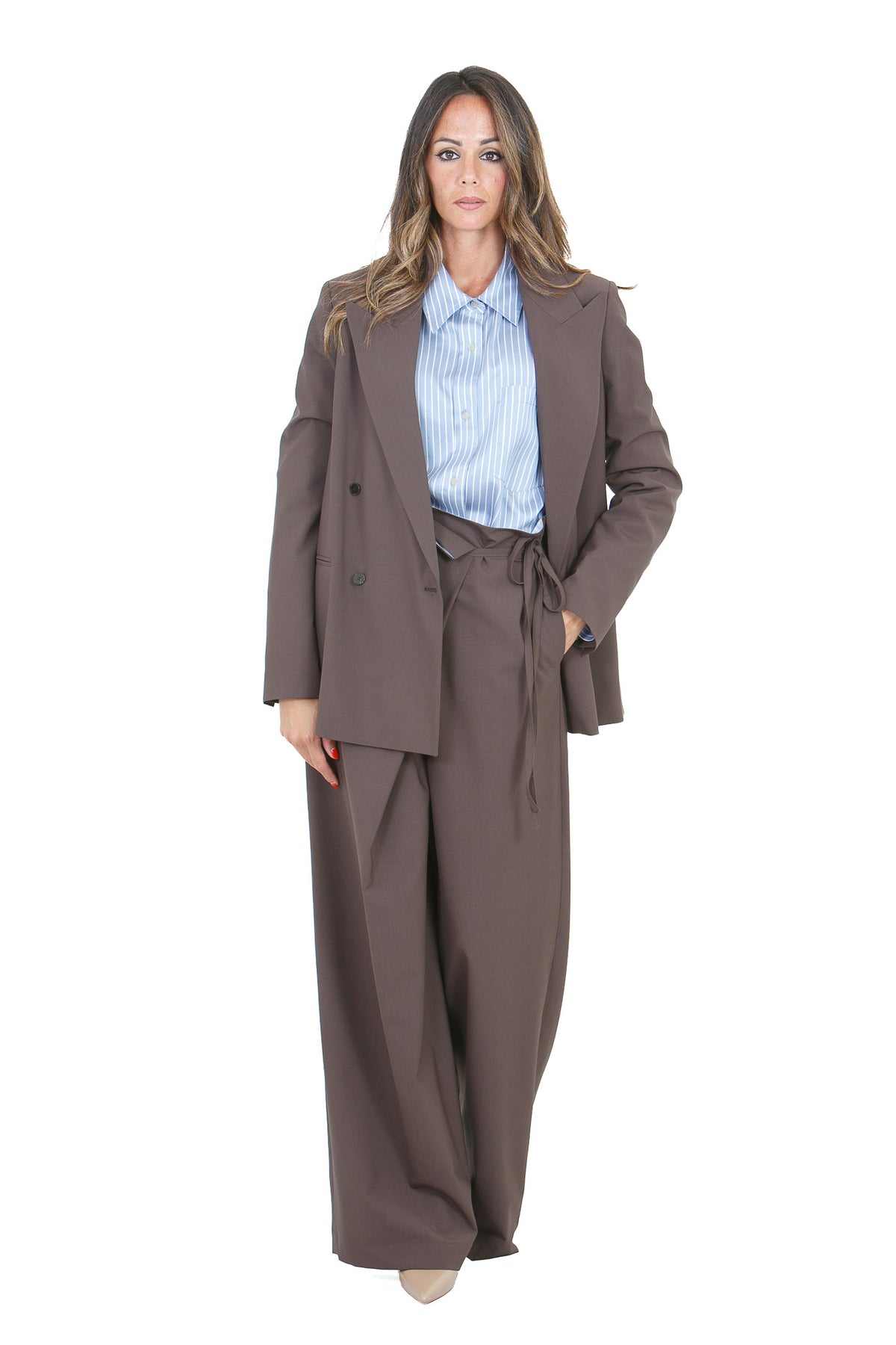 ALYSI Pantaloni Cacao 166102-A6055 CACAO