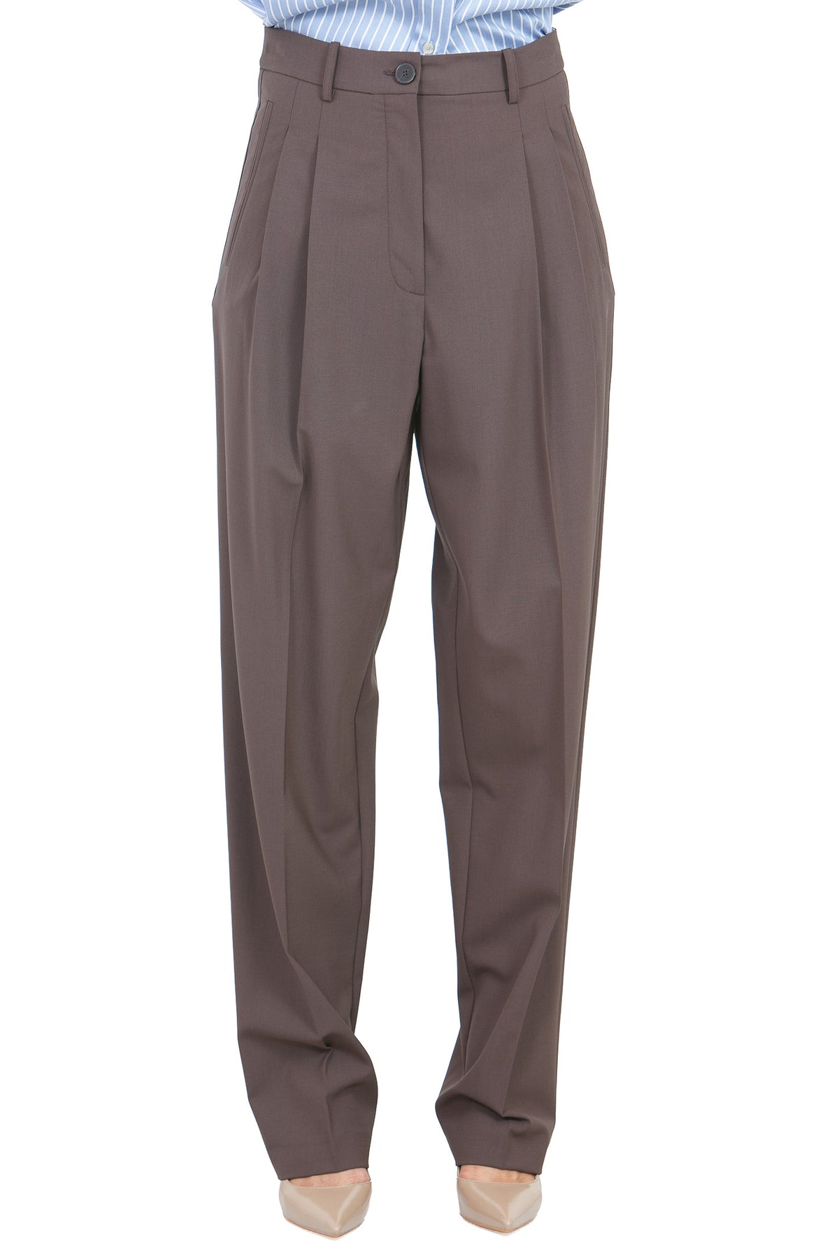 ALYSI Pantaloni Cacao 166115-A6055 CACAO