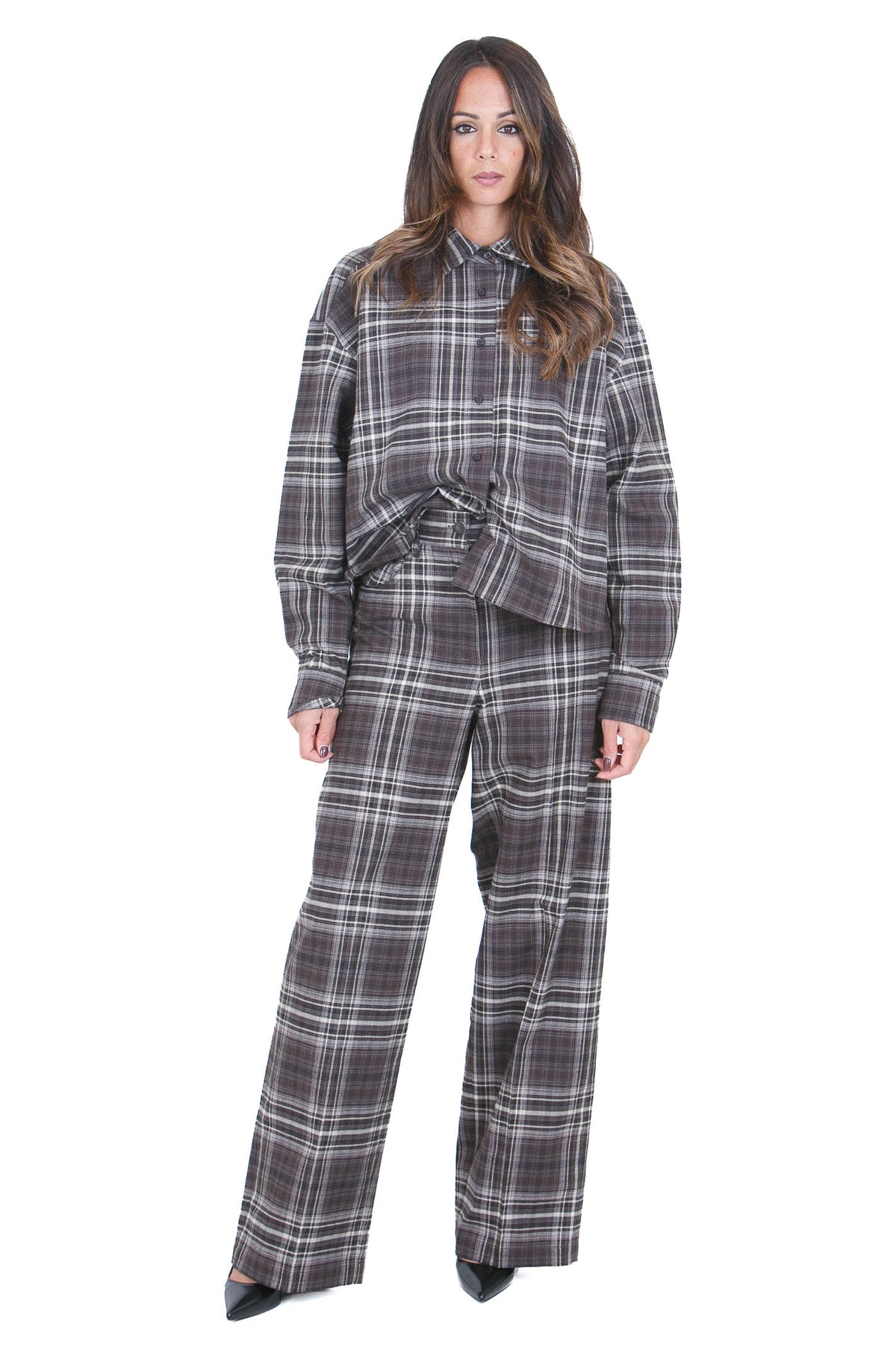 ALYSI Pantaloni Choco 166153-A6222 CHOCO