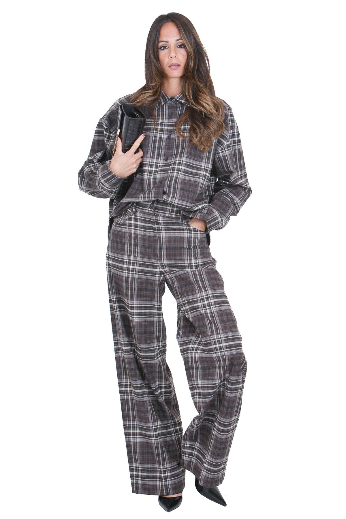 ALYSI Pantaloni Choco 166153-A6222 CHOCO