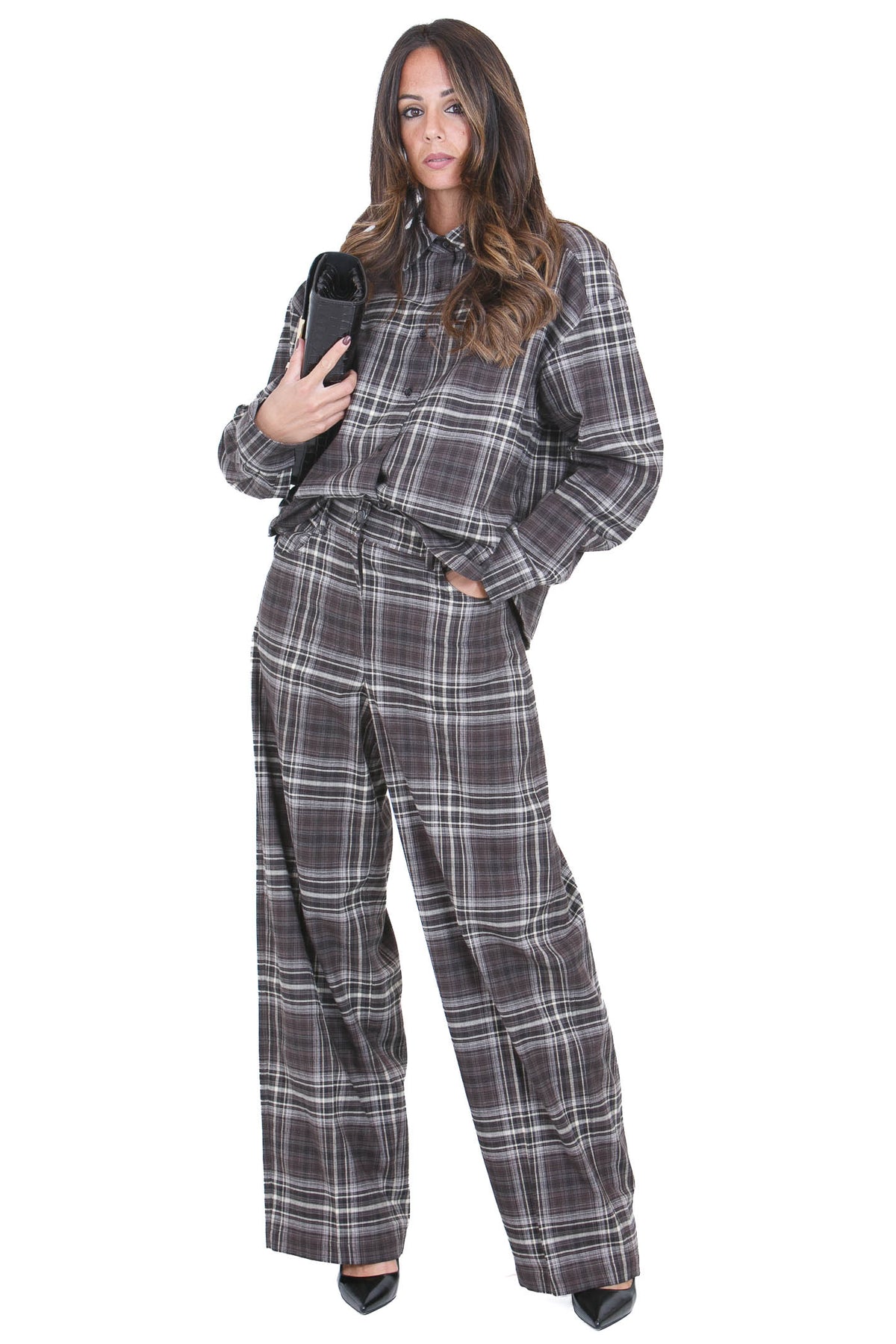 ALYSI Pantaloni Choco 166153-A6222 CHOCO