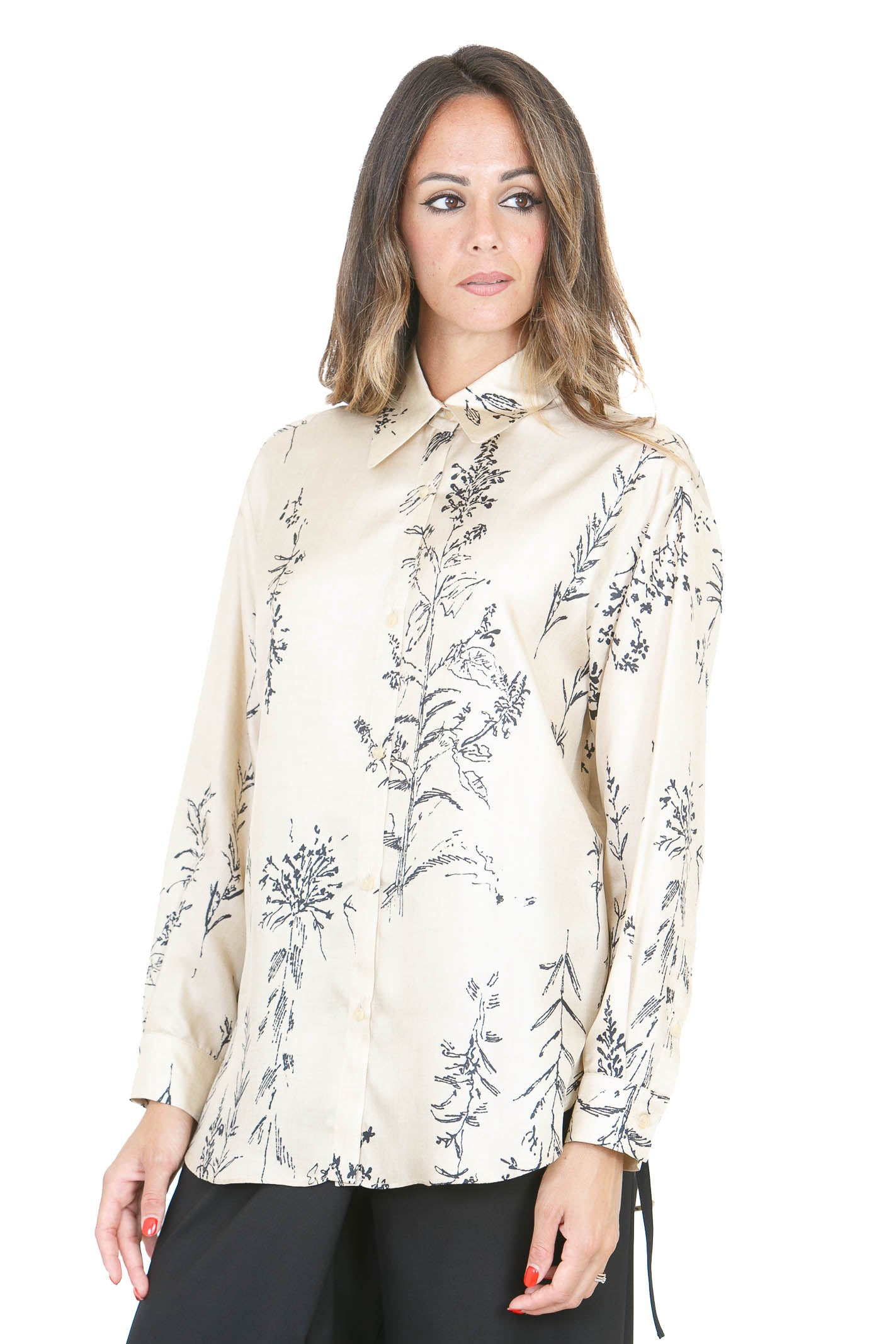 ALYSI Camicie Crema 166250-A6236 CM