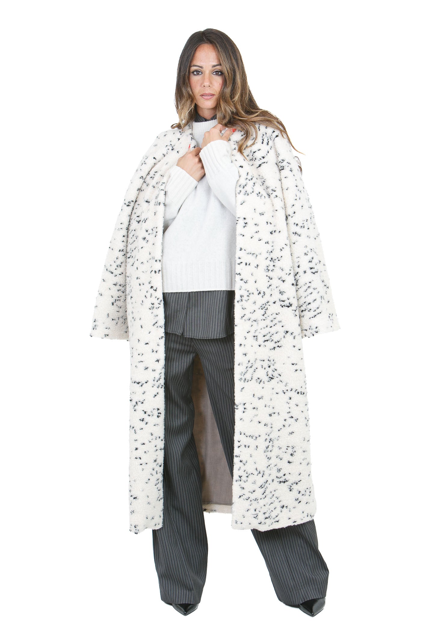 ALYSI Cappotti Panna 166907-A6018 PA