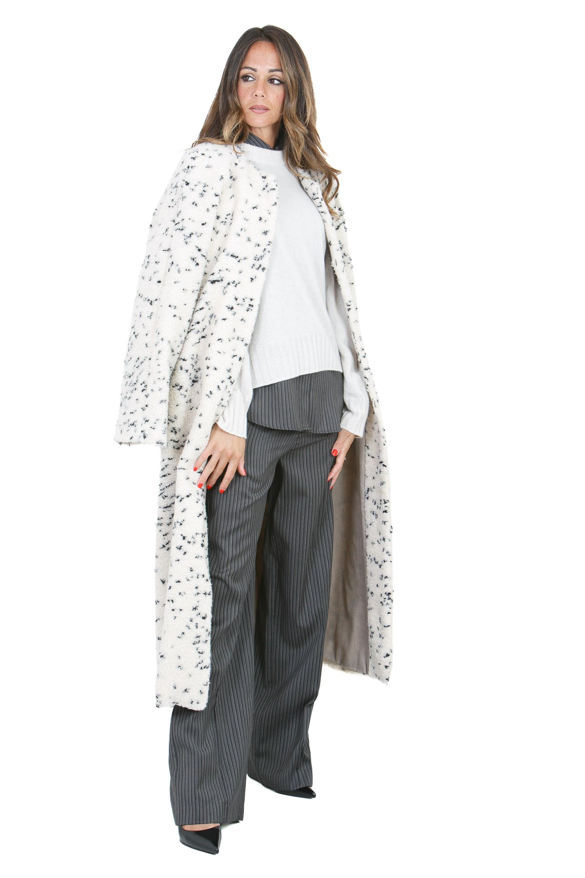 ALYSI Cappotti Panna 166907-A6018 PA