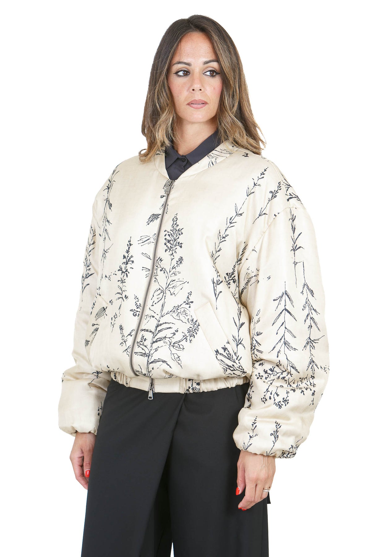 ALYSI Bomber Crema 166941-A6236 CM