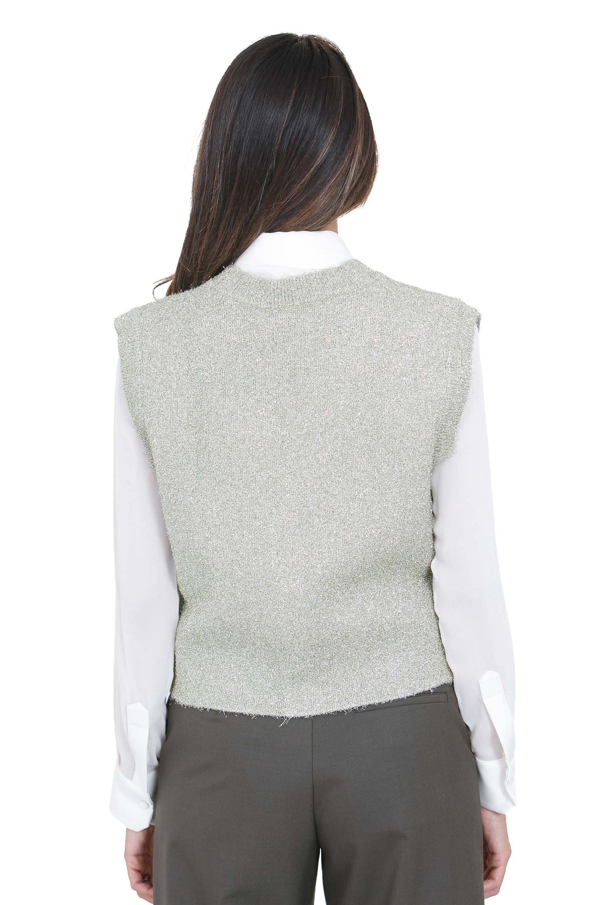 ALYSI Gilet Platino 266401-A6215 PLAT
