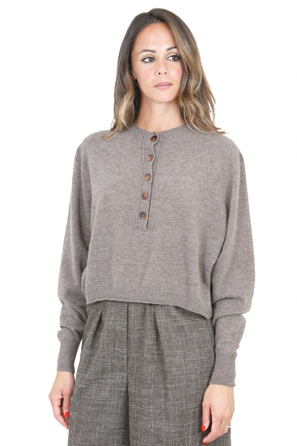 ALYSI Maglie Castagna 266429-A6008 CAST