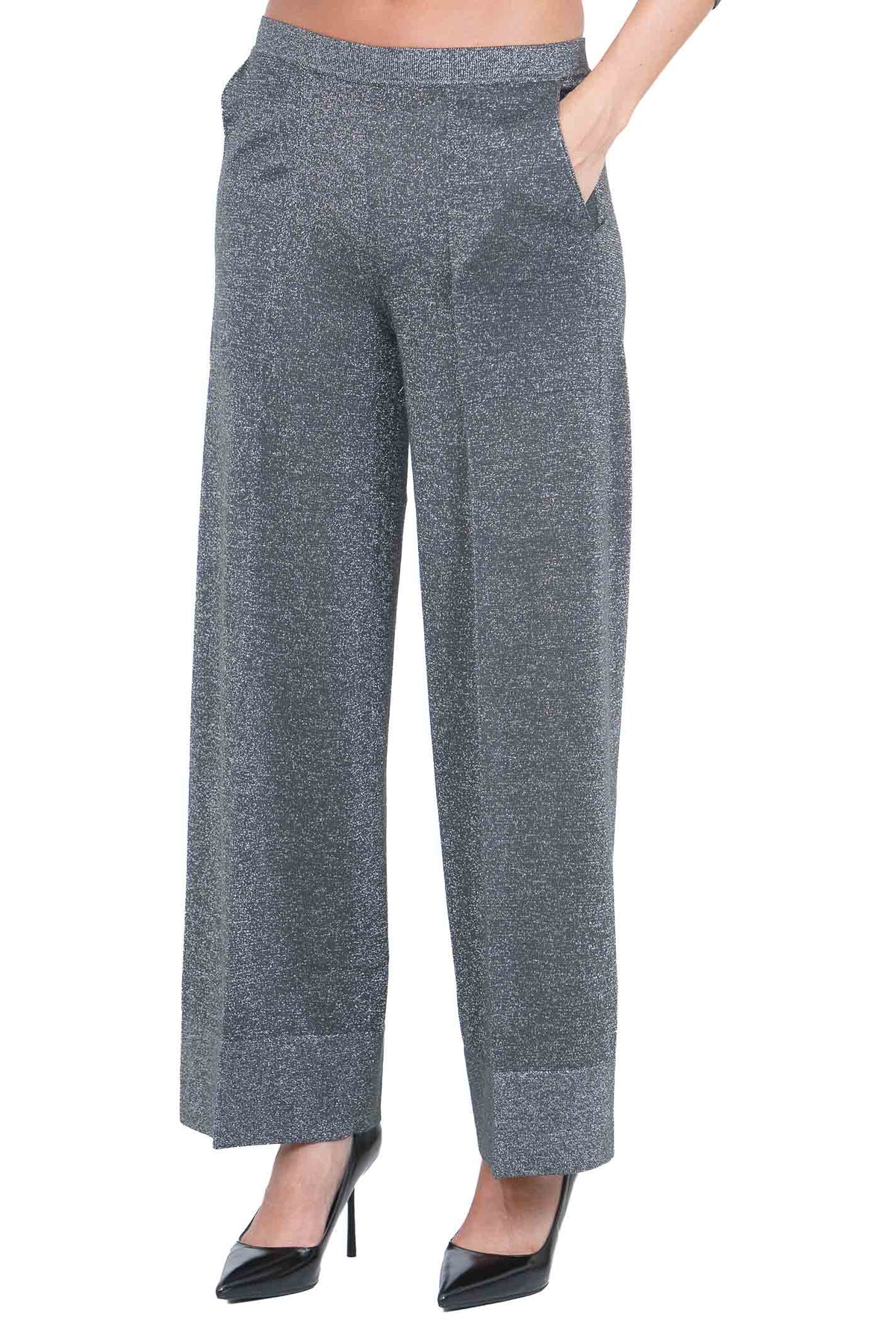 CIRCUS HOTEL Pantaloni Grigio melange H6WA13 X91-0