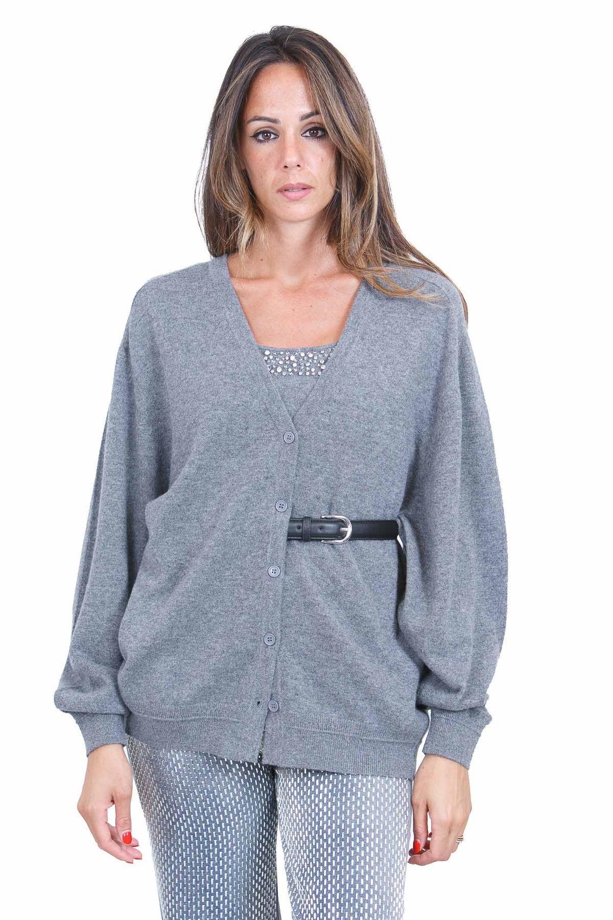 CIRCUS HOTEL Maglie Grigio melange H6WP12 X91-0
