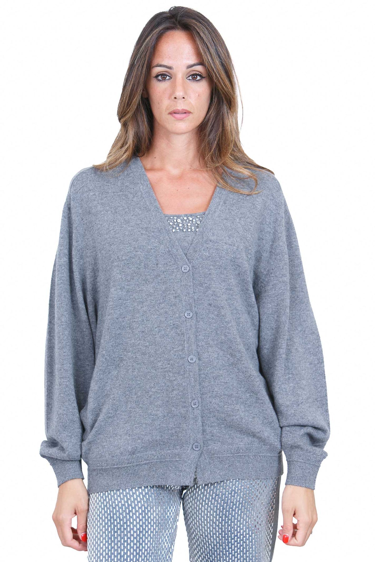 CIRCUS HOTEL Maglie Grigio melange H6WP12 X91-0