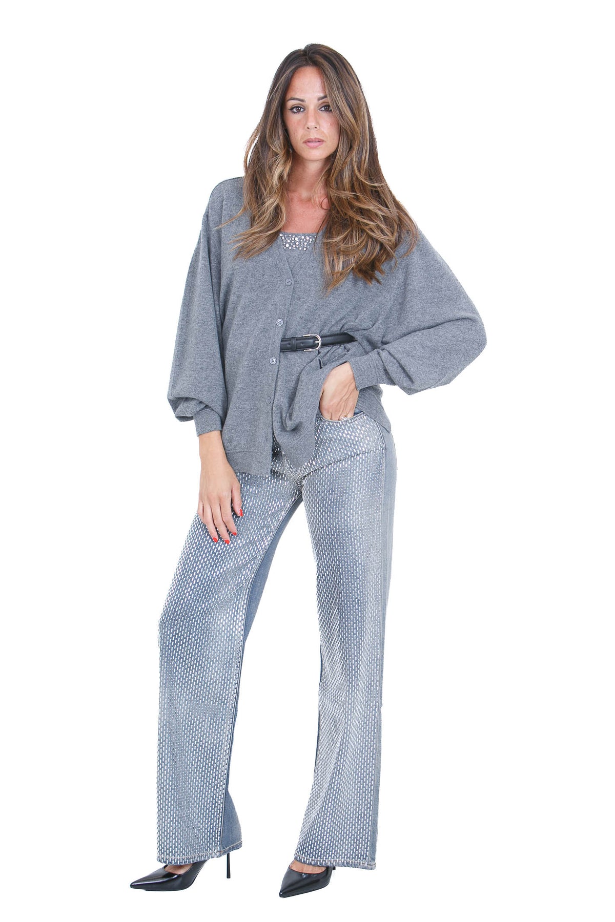 CIRCUS HOTEL Maglie Grigio melange H6WP12 X91-0
