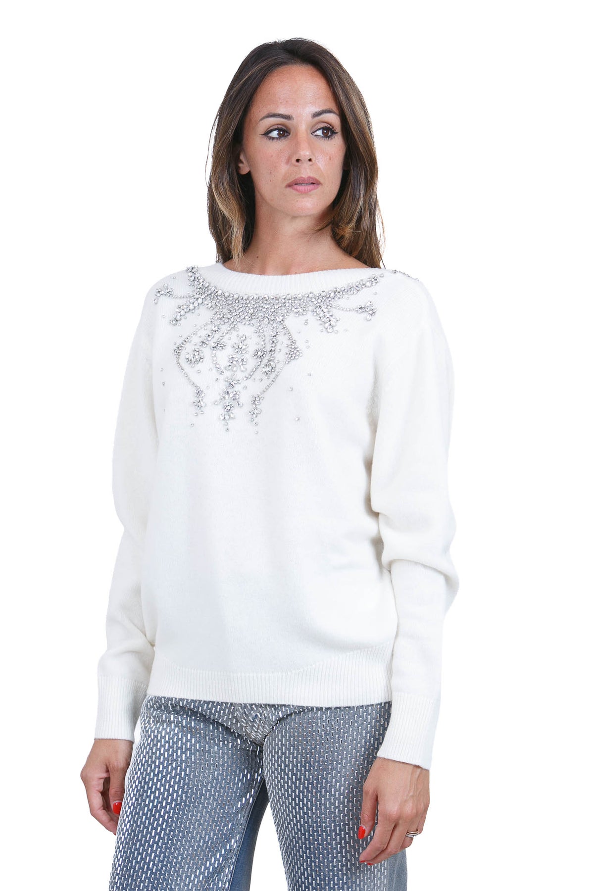 CIRCUS HOTEL Maglie Latte H6WR18 A05-0