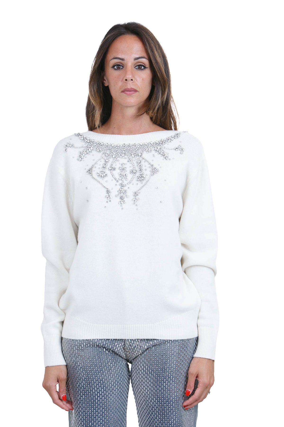 CIRCUS HOTEL Maglie Latte H6WR18 A05-0