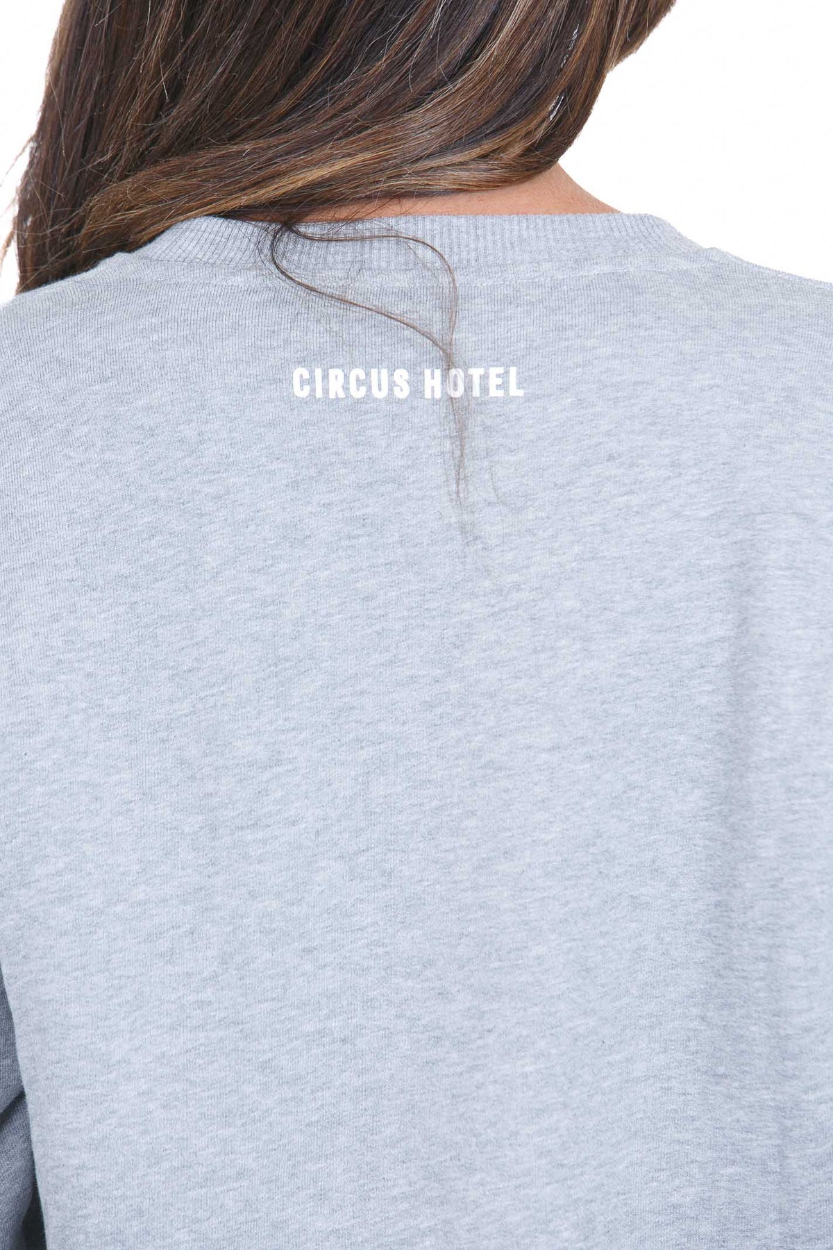 CIRCUS HOTEL Felpe Grigio melange H6WT26 X91-0