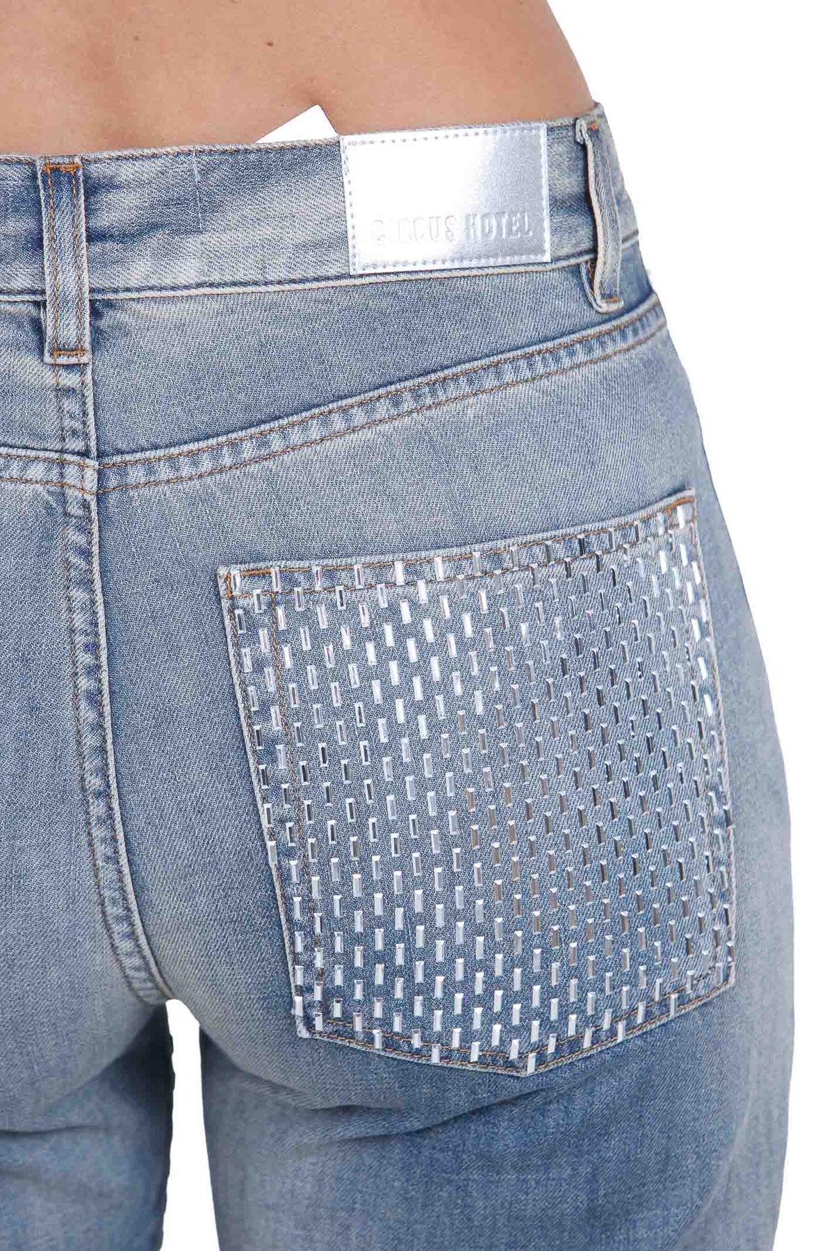 CIRCUS HOTEL Jeans Bleach denim H6WY30 JNS78