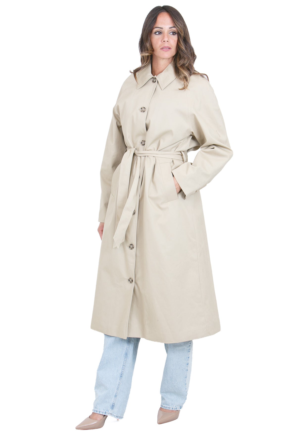 DES PETIT HAUTS Cappotti Beige YVETTE-1H260553 02009