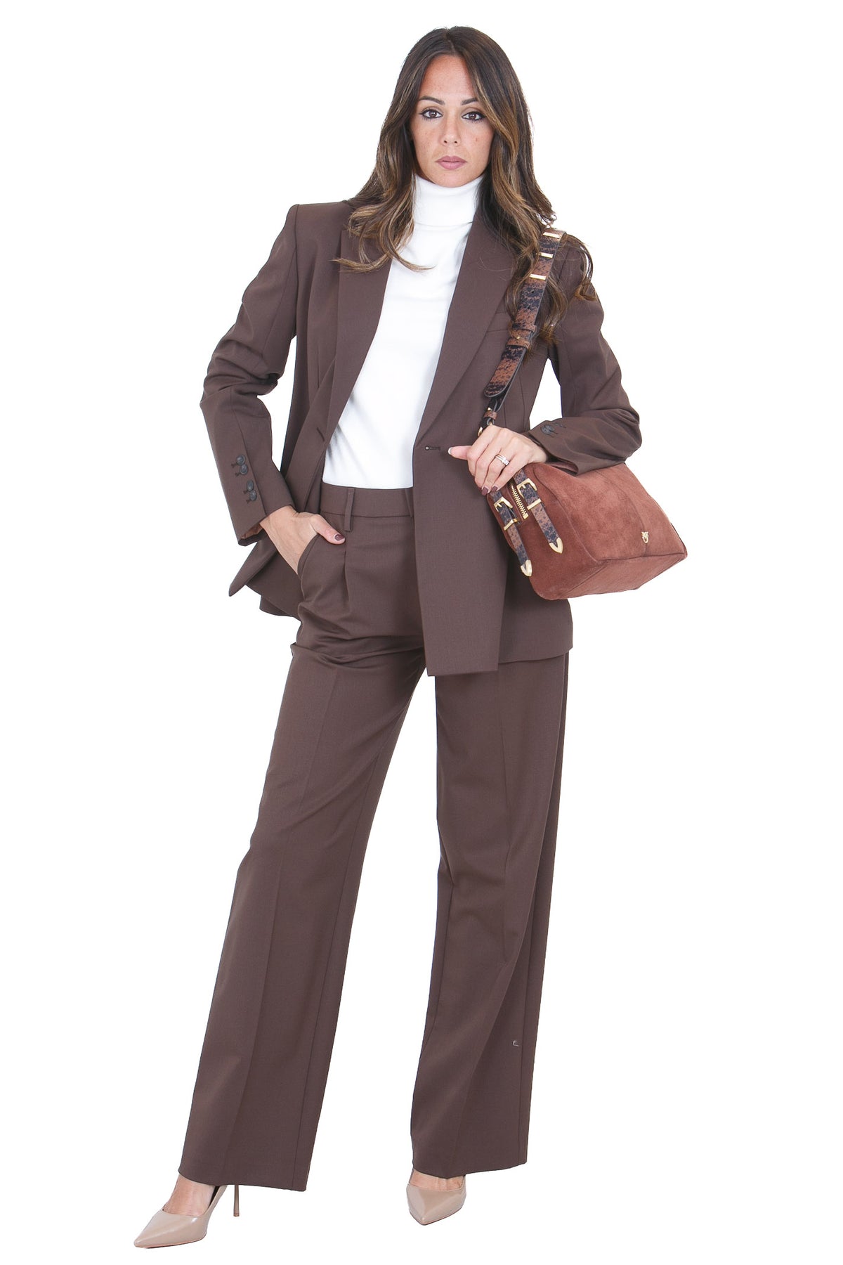 DONDUP Blazer Chocolate DJ789WS0115DXXX 737