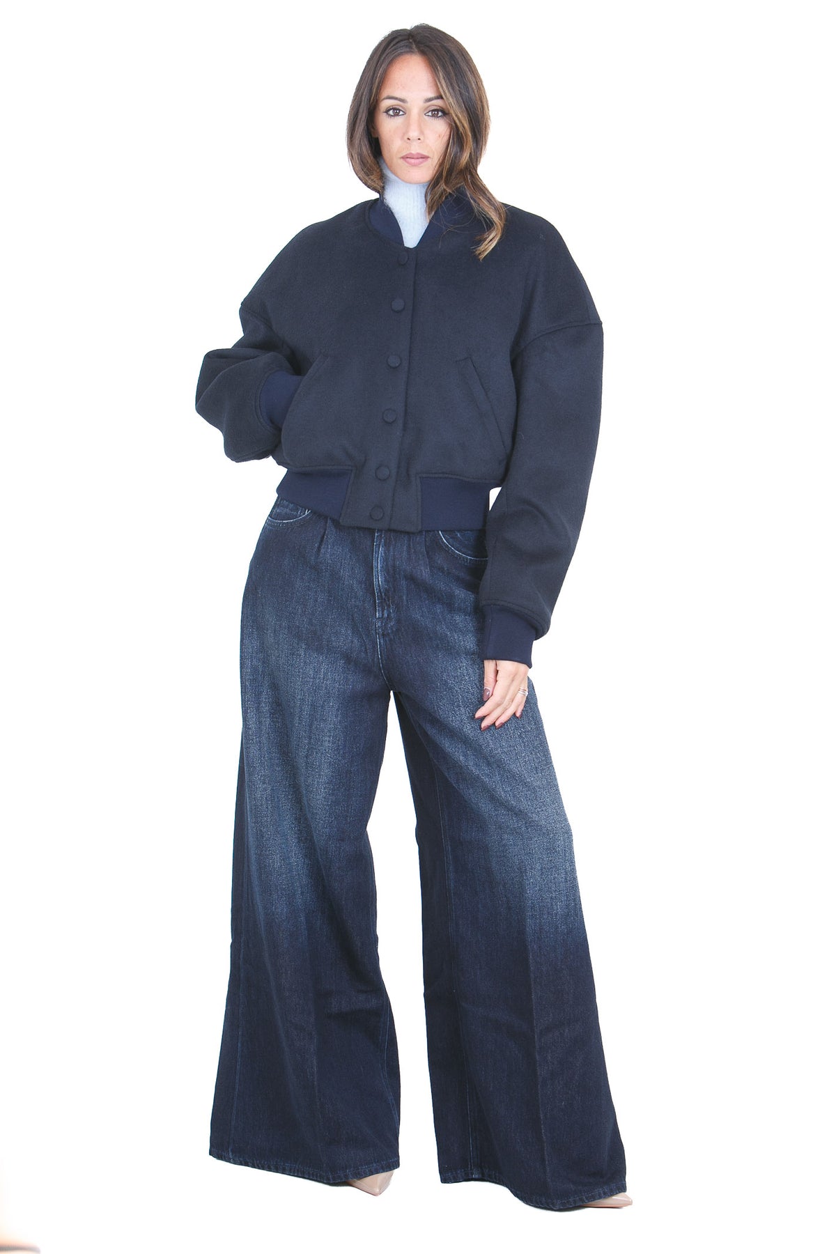 DONDUP Bomber Dark blue DJ839WF0184DXXX 897