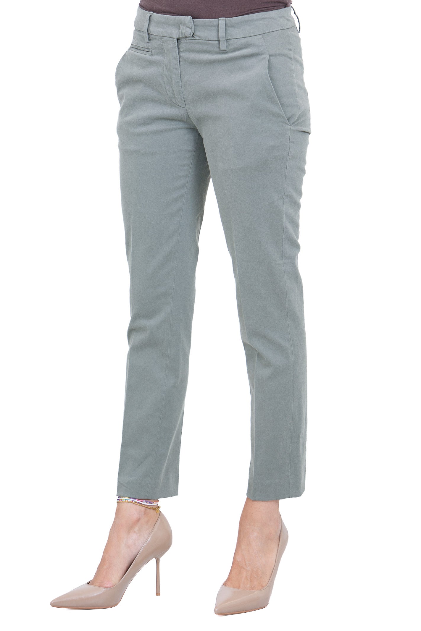 DONDUP Pantaloni Olive green DP066GSE043DPTD 608