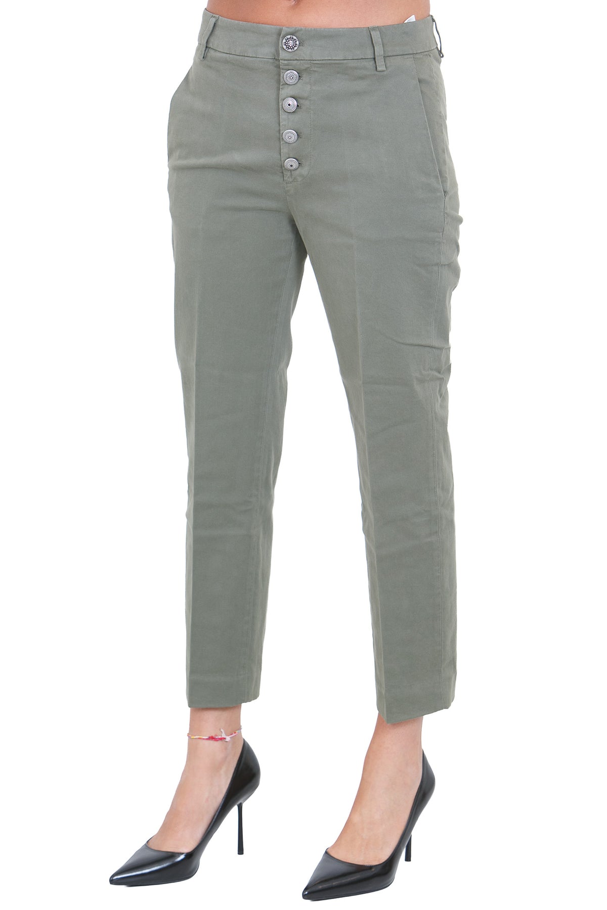 DONDUP Pantaloni Olive green DP576GSE043DPTD 608