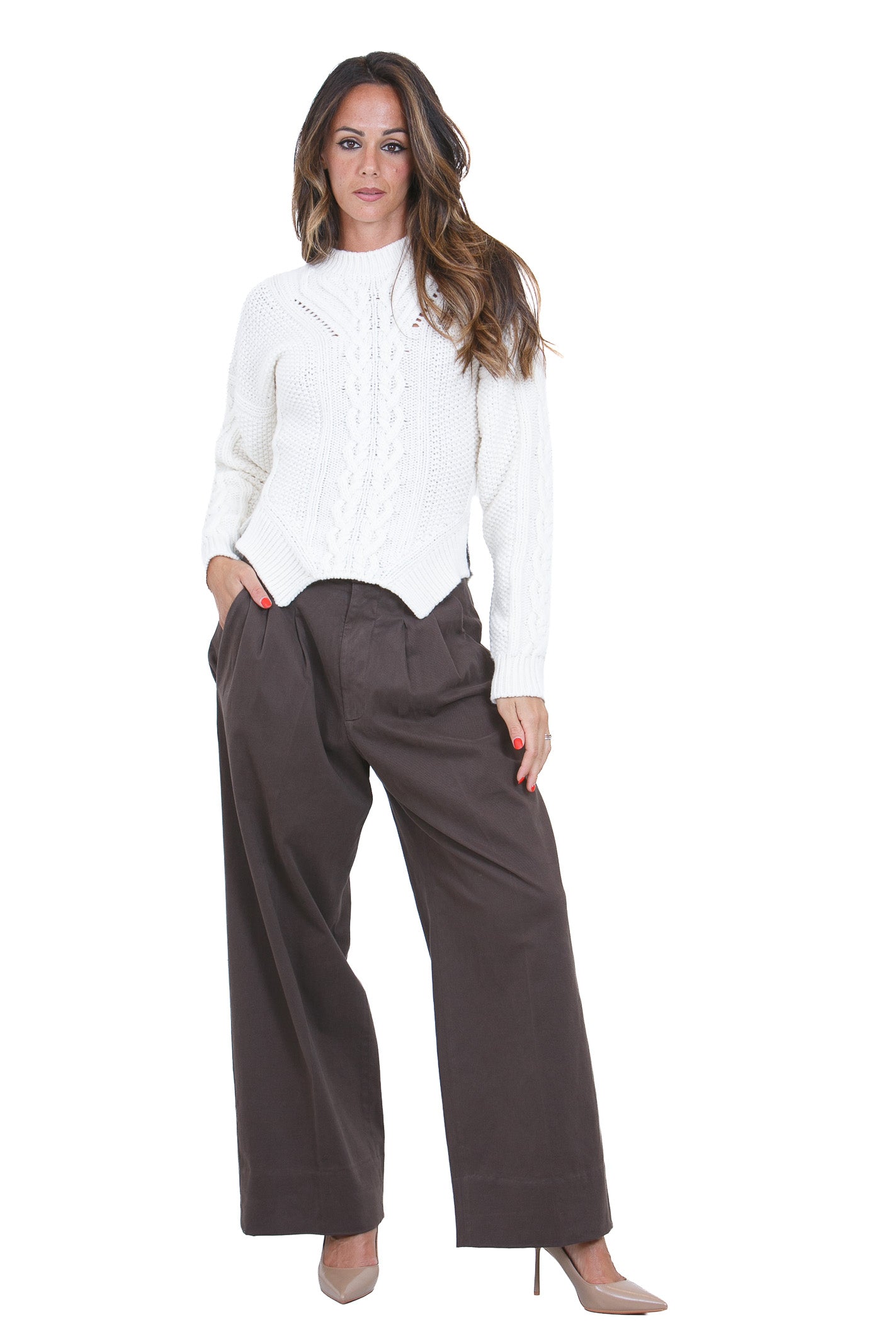 DONDUP Pantaloni Chocolate DP843GSE043DPTD 737