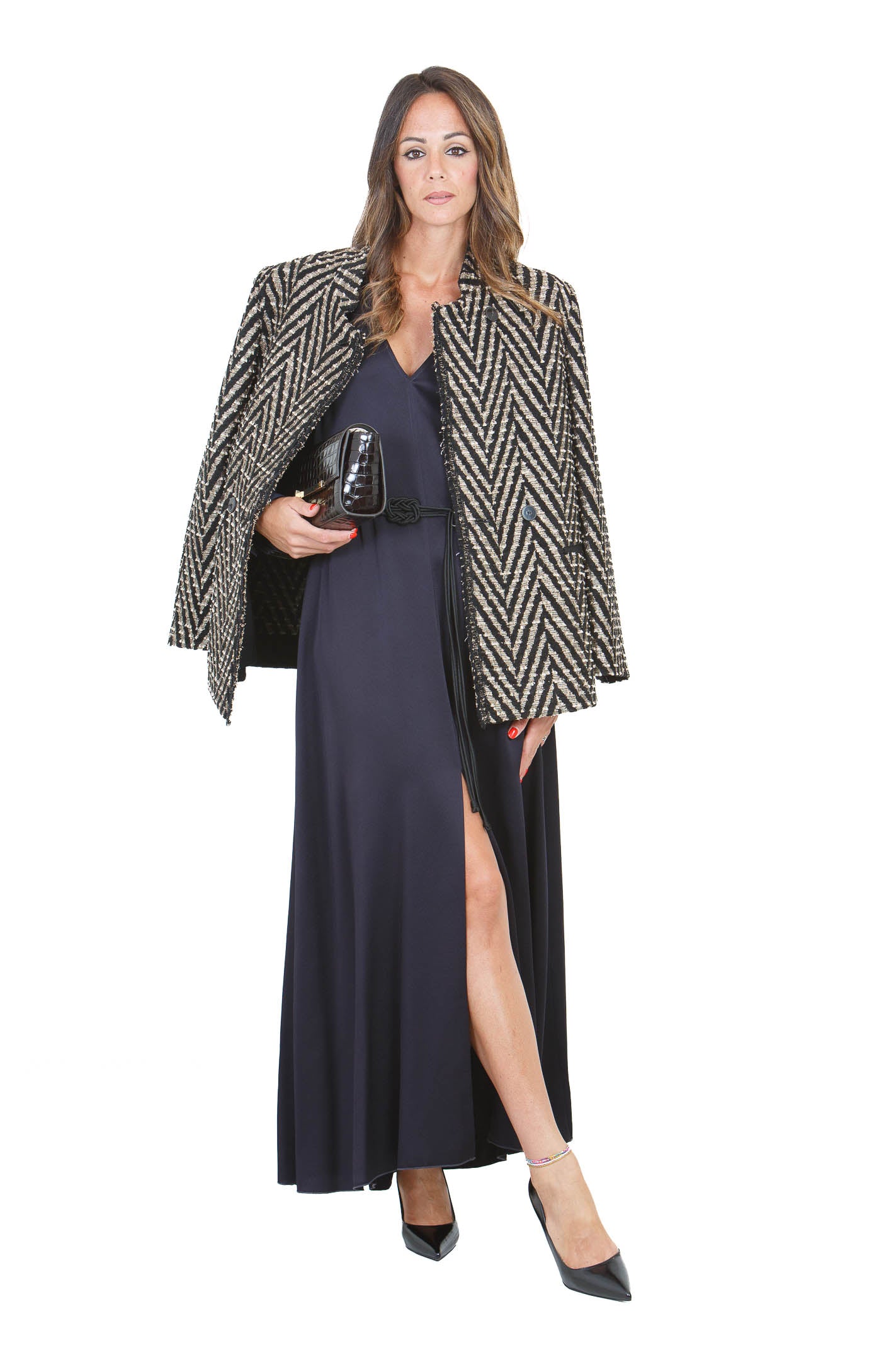 FORTE FORTE Cappotti Nero 15015MYCOAT 8001