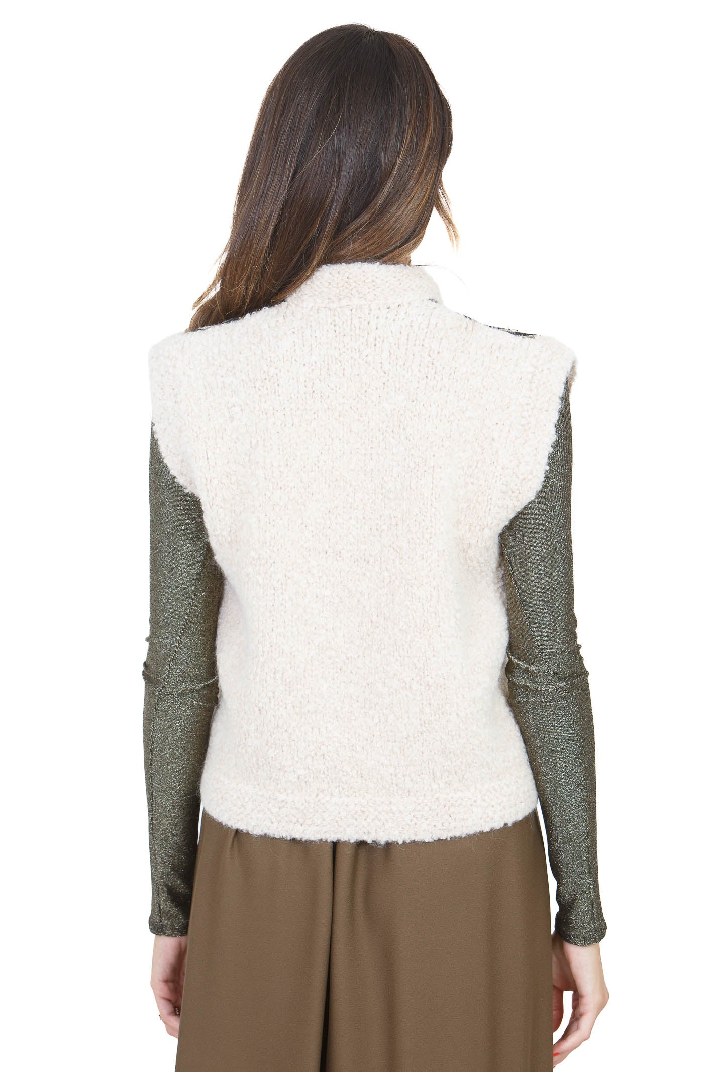 FORTE FORTE Gilet Nero 15016MYJACKET 8001