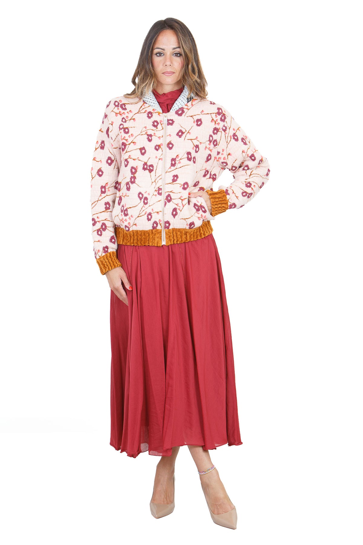 FORTE FORTE Gonne Pomegranate 15105MYSKIRT 2507
