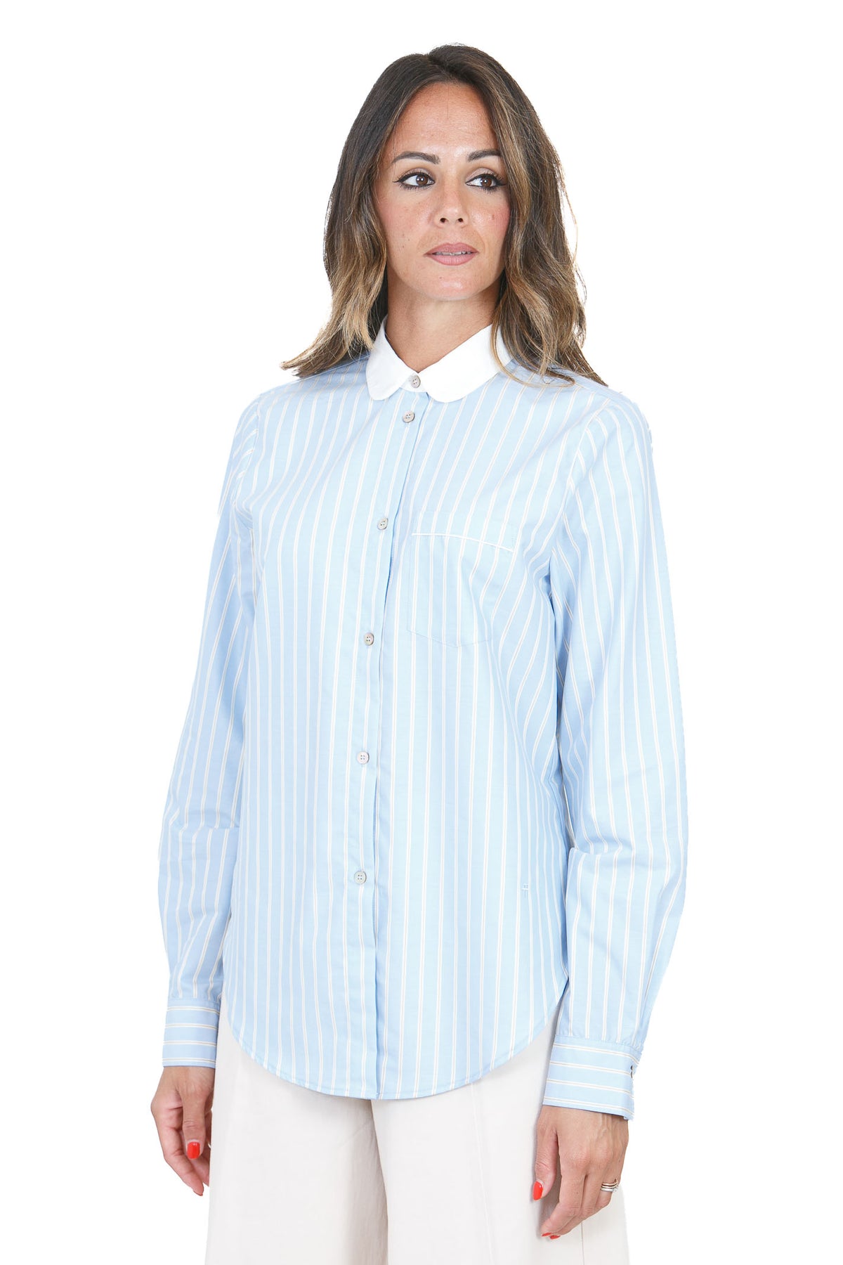FORTE FORTE Camicie Oxford blue 15108MYSHIRT 5015