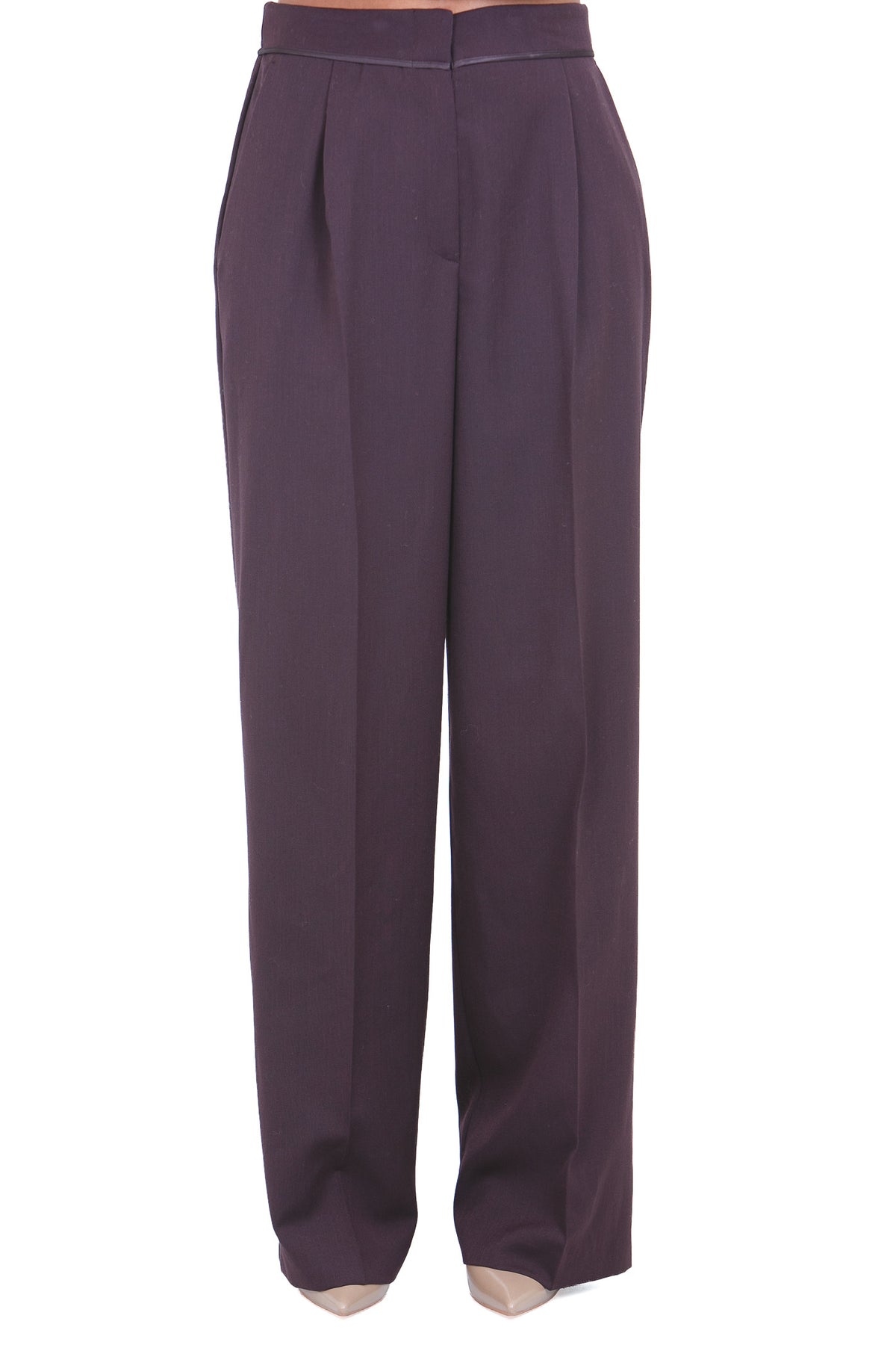 FORTE FORTE Pantaloni Bordeaux 15328MYPANTS 2503
