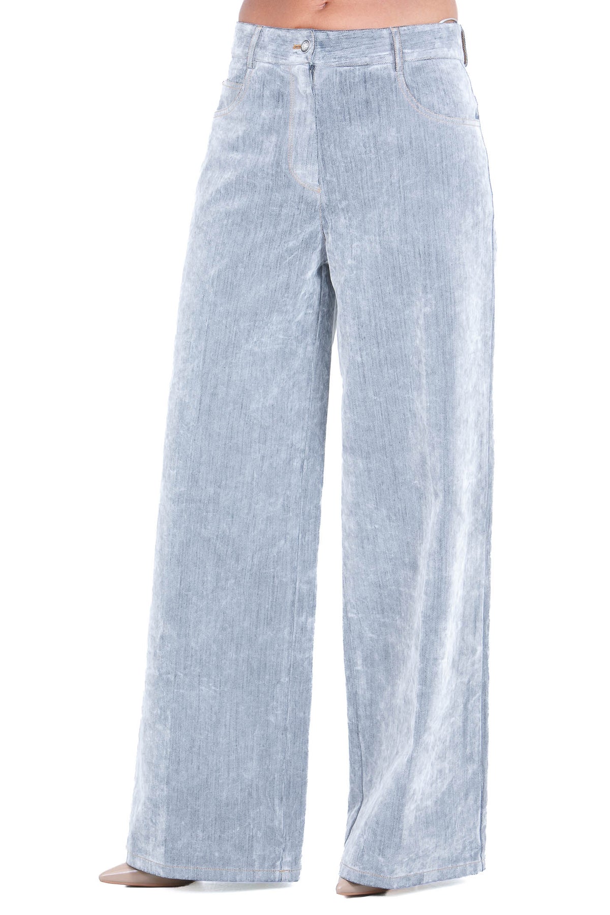 FORTE FORTE Pantaloni Grey 15337MYPANTS 7011