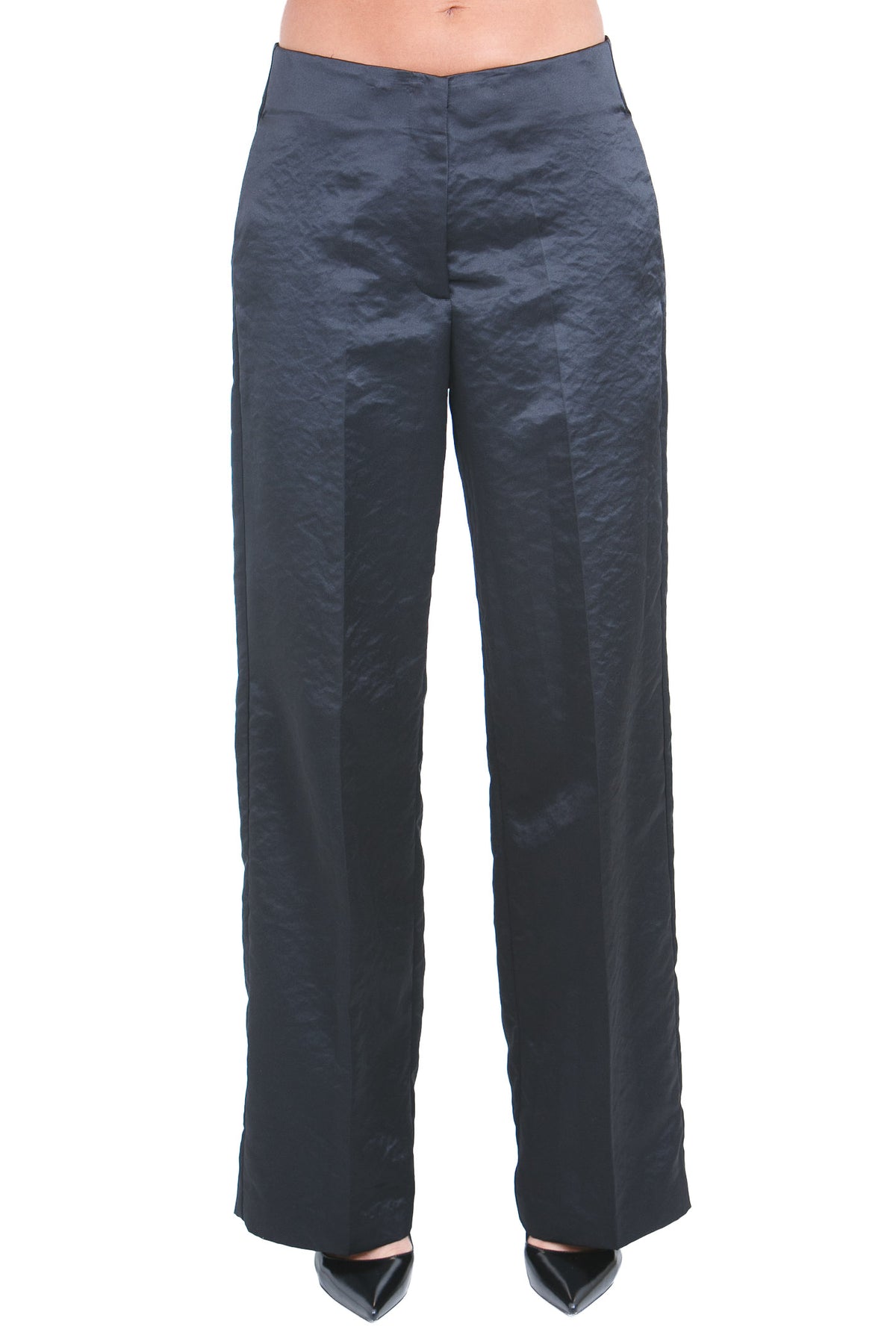 FORTE FORTE Pantaloni Black 15361MYPANTS 8014