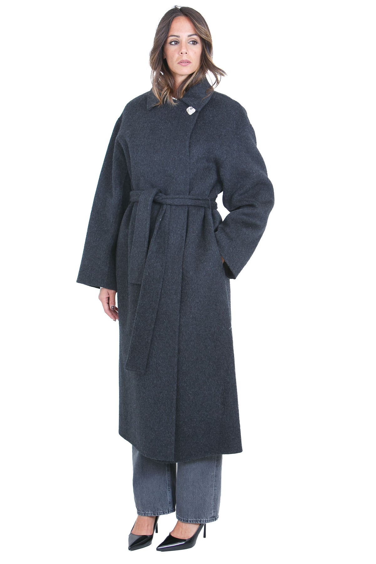 GRIFONI Cappotti Antracite G1AC0027 98G