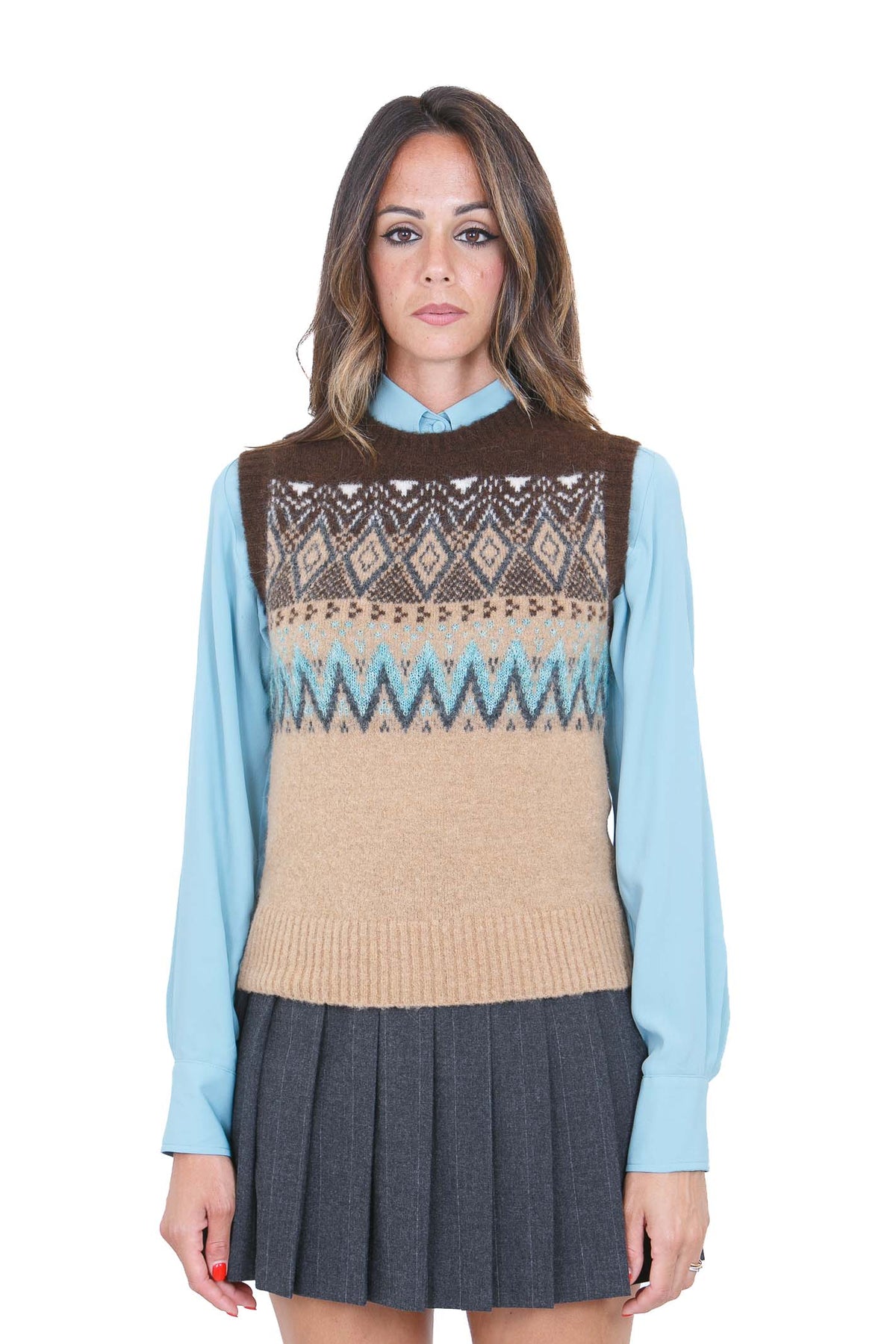 JUCCA Gilet Cammello J4451016/135 053