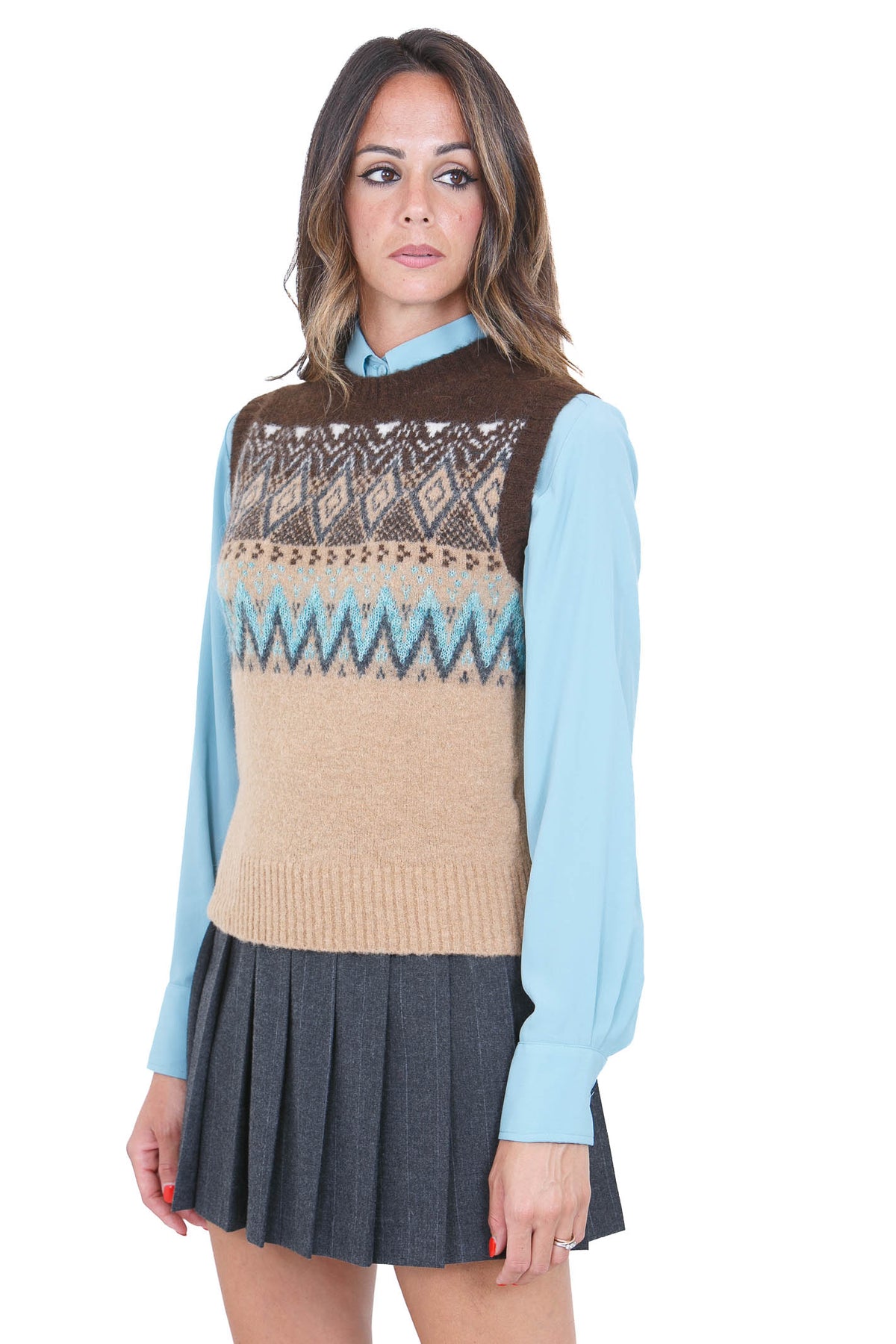 JUCCA Gilet Cammello J4451016/135 053