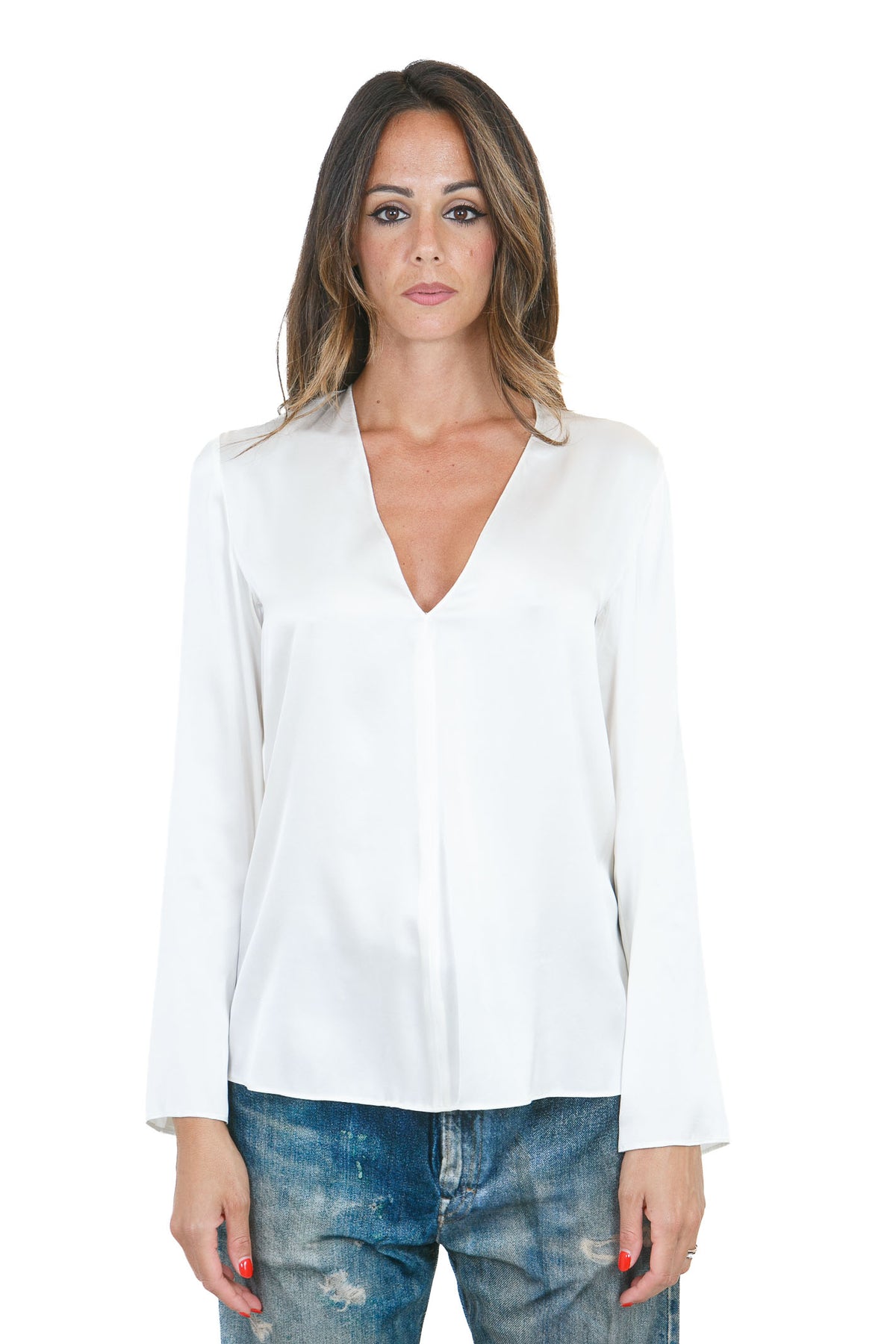 JUCCA Bluse Avorio J4452017/L/03 044