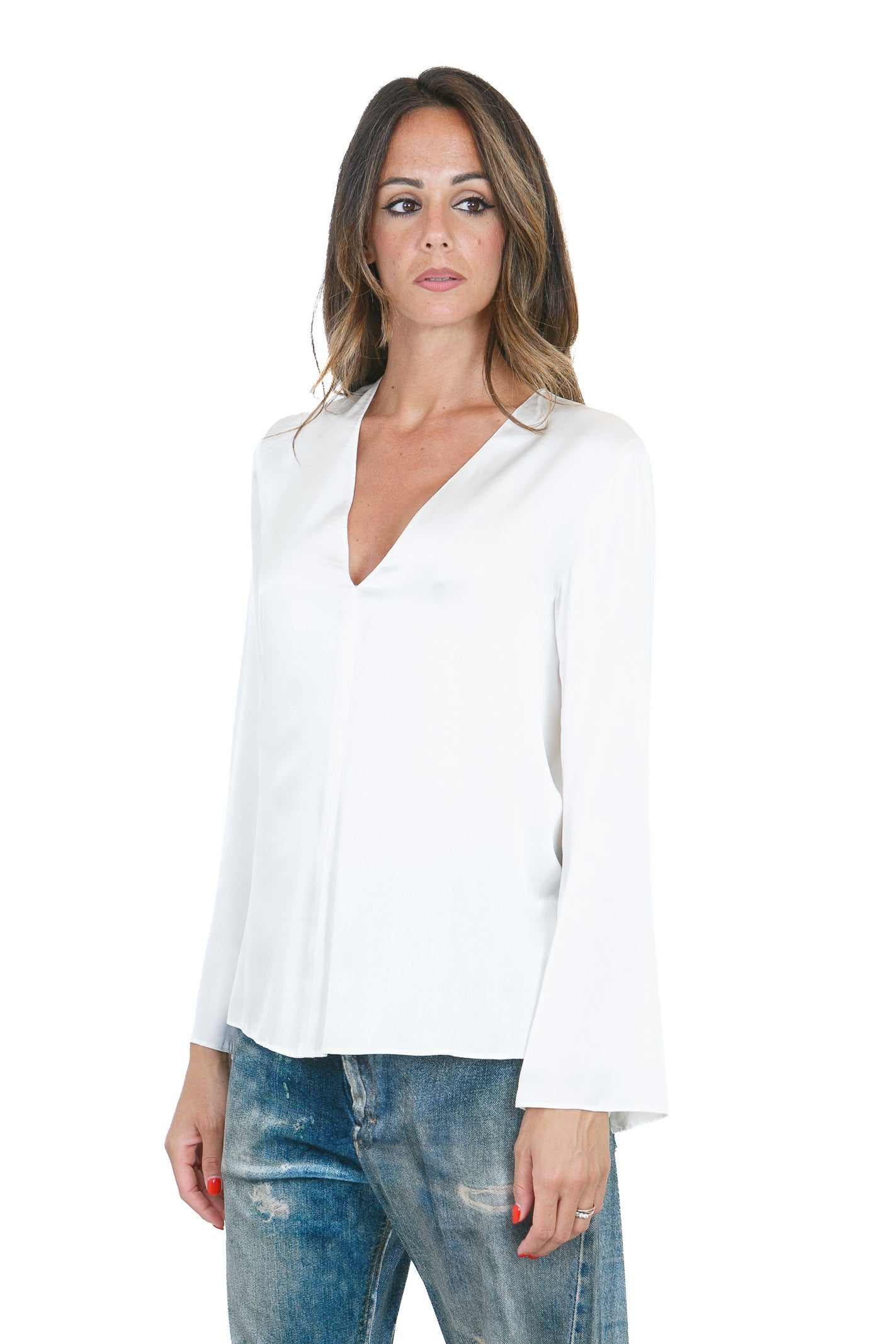 JUCCA Bluse Avorio J4452017/L/03 044