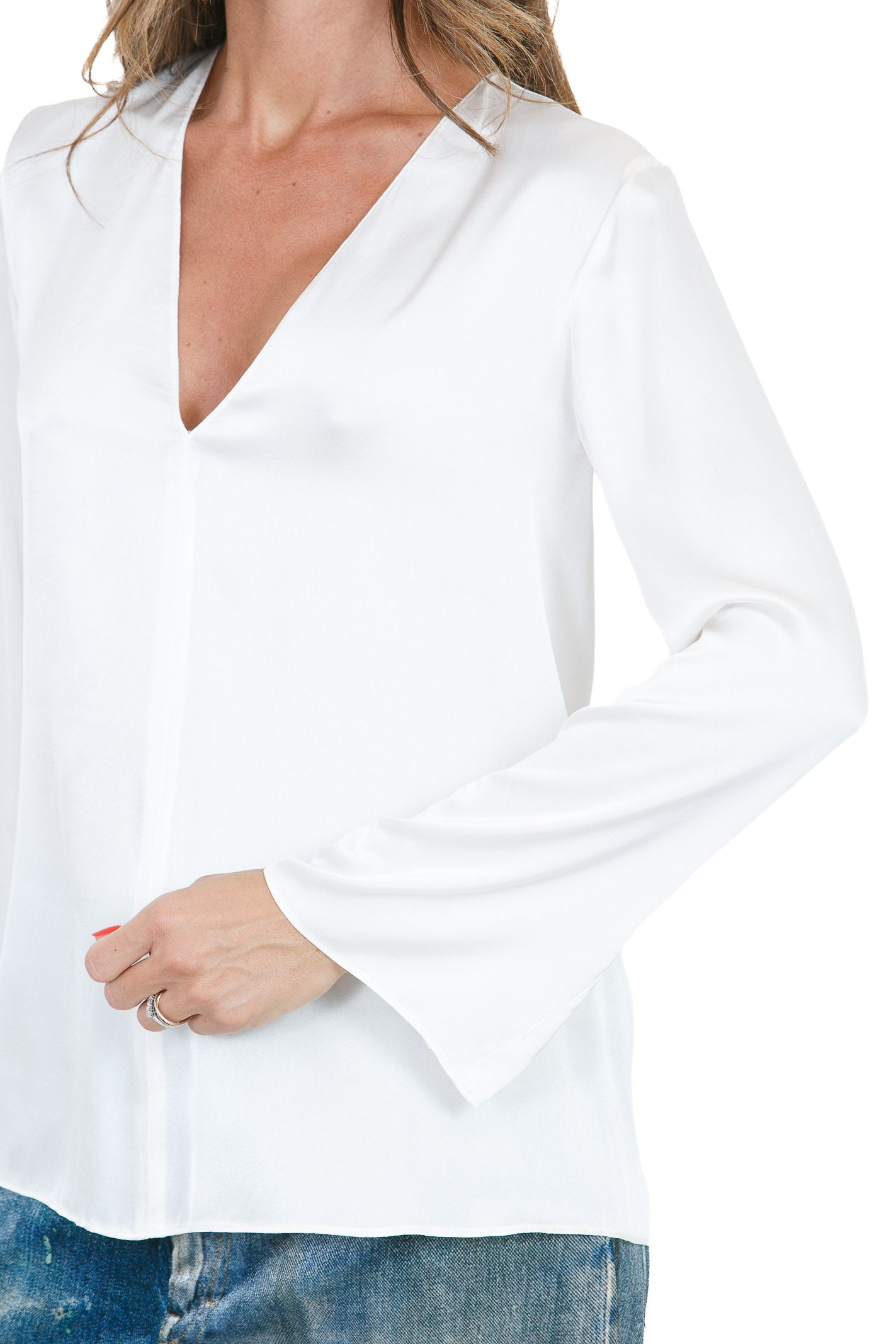 JUCCA Bluse Avorio J4452017/L/03 044