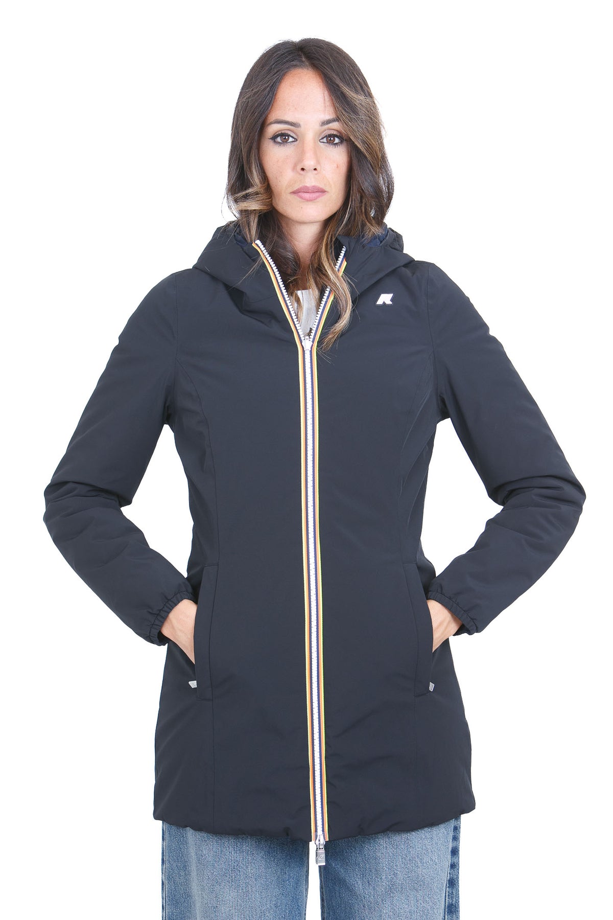 K-WAY Giubbotti Blackp/blued DENISE-K6128UW A3C