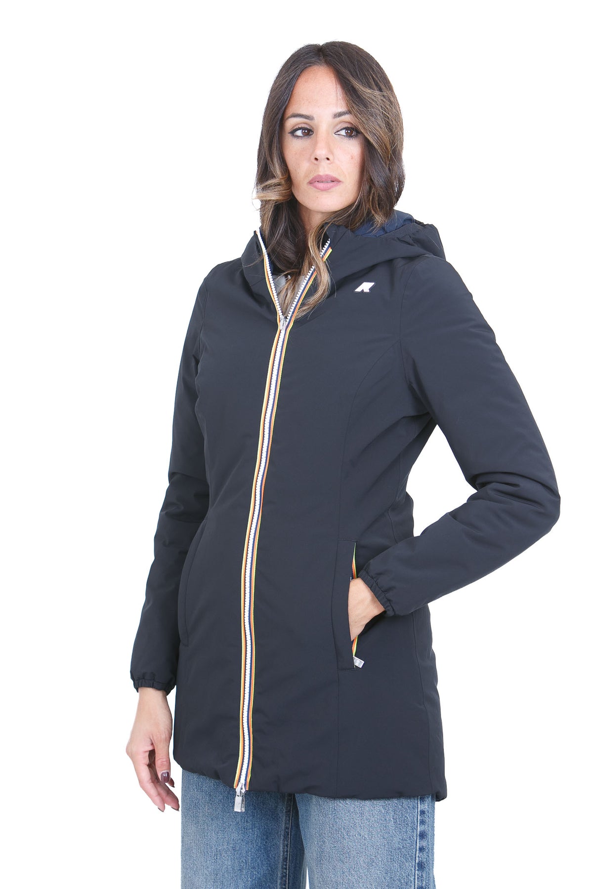 K-WAY Giubbotti Blackp/blued DENISE-K6128UW A3C