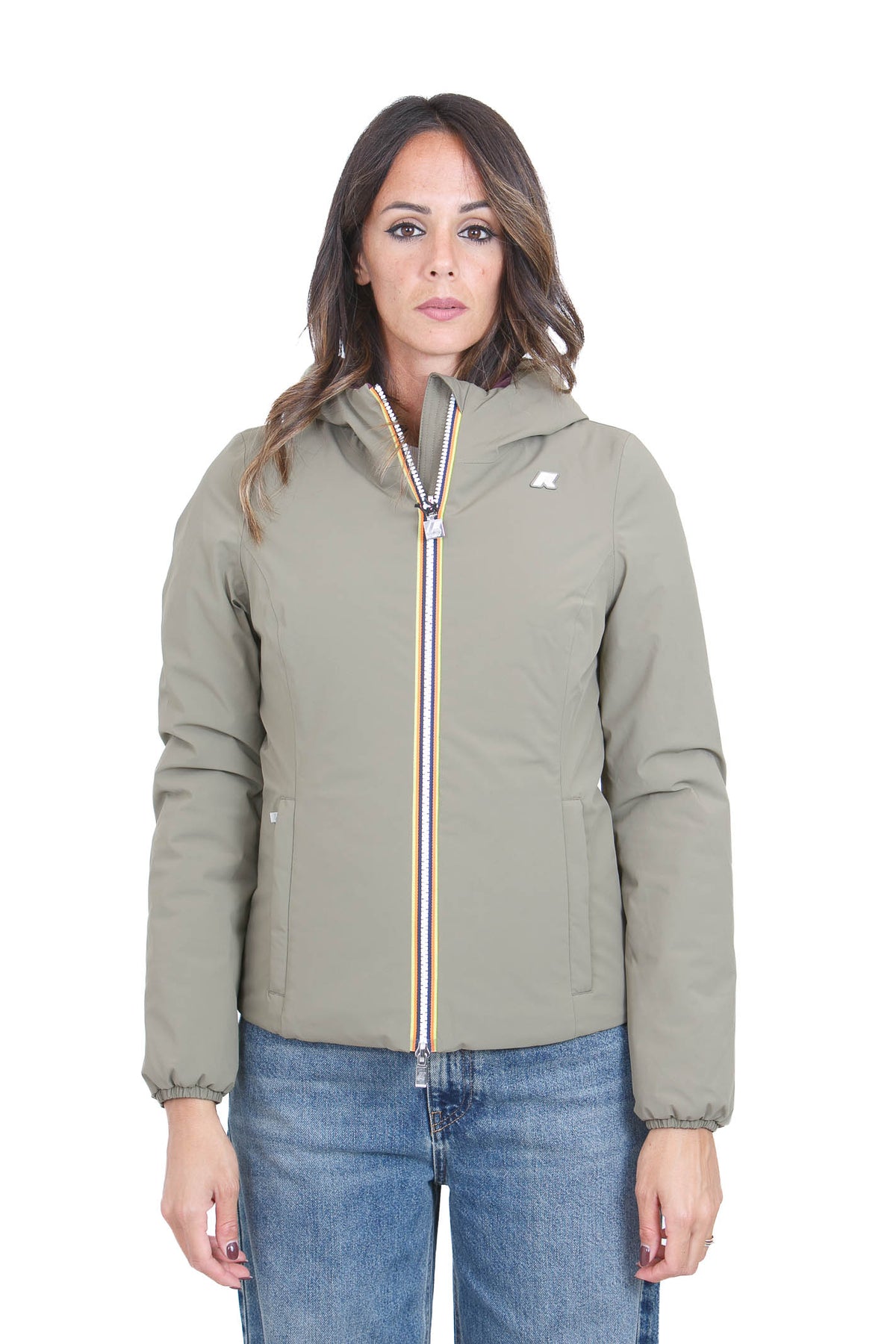 K-WAY Giubbotti Greenarmy/violetmauve LILY-K6128TW D0U