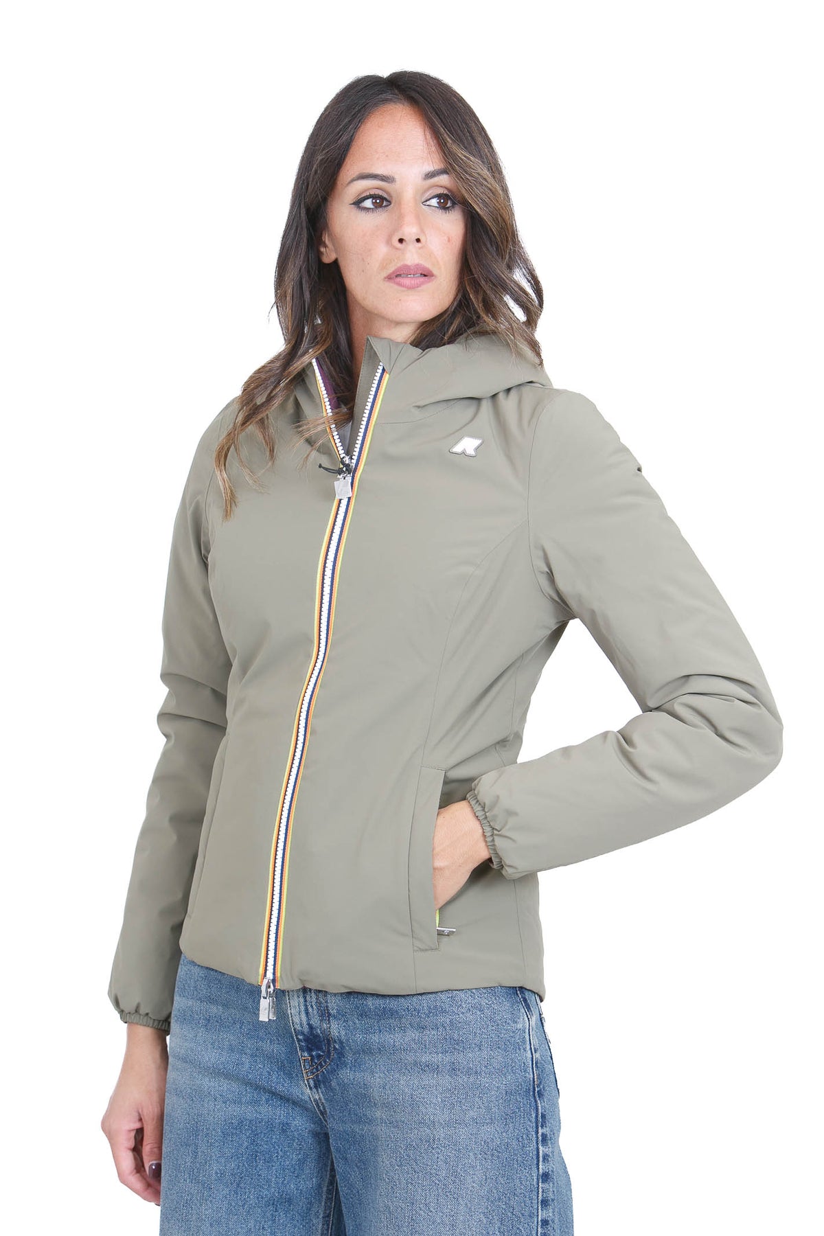 K-WAY Giubbotti Greenarmy/violetmauve LILY-K6128TW D0U