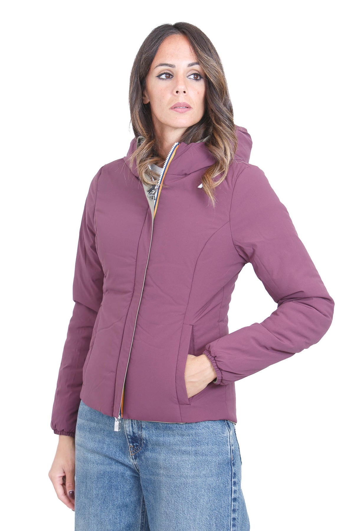 K-WAY Giubbotti Greenarmy/violetmauve LILY-K6128TW D0U