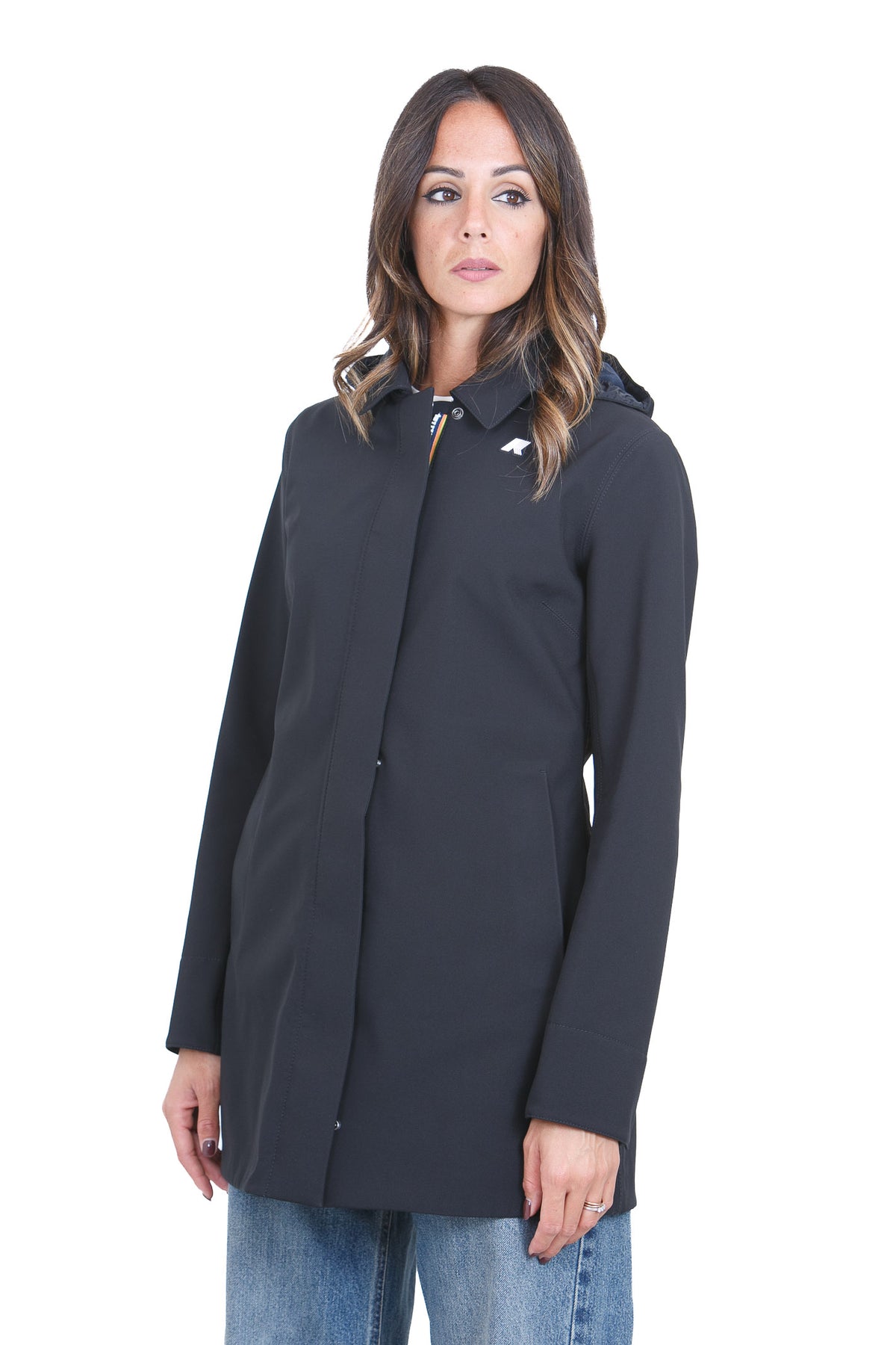 K-WAY Giubbotti Black p-blue delphi MATHYBONDED-K2148BW A3C