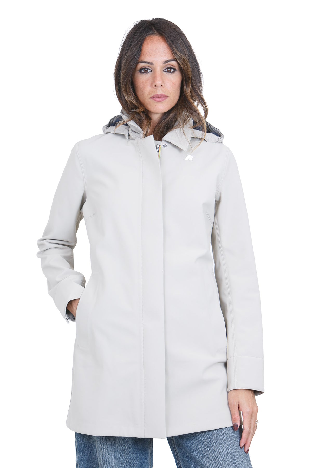 K-WAY Giubbotti Beigecashmere/bluedelpth MATHYBONDED-K2148BW B2A