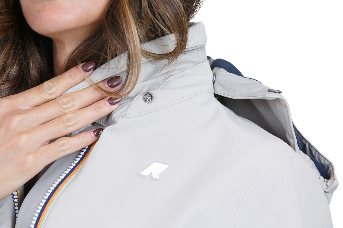 K-WAY Giubbotti Beigecashmere/bluedelpth MATHYBONDED-K2148BW B2A
