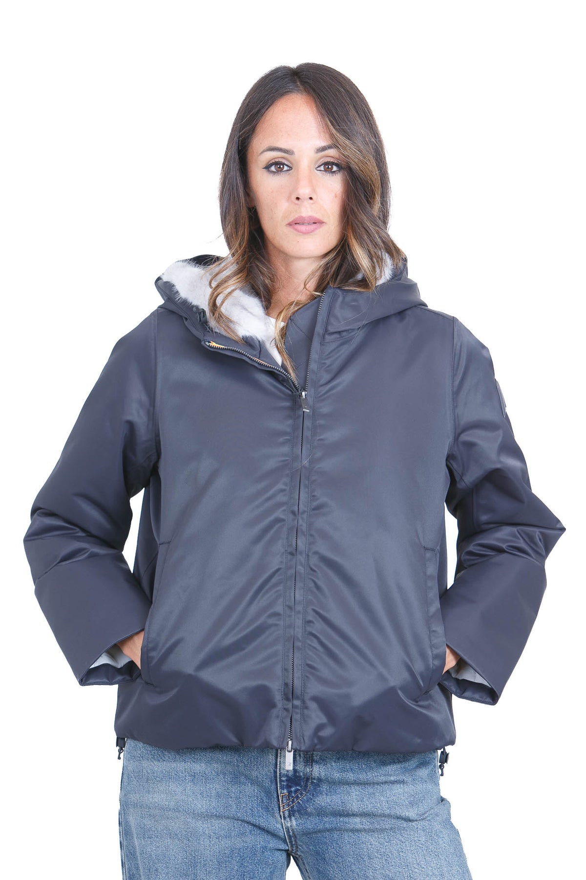 K-WAY Giubbotti Blackgreyish/bicolorfur OLGASHINY-K61511W DDM