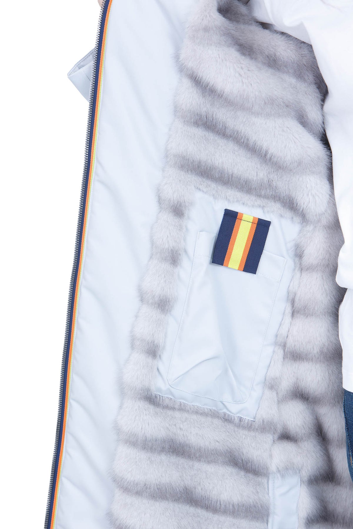 K-WAY Giubbotti Greyash/bicolorfur OLLERSHINY-K61433W DBD