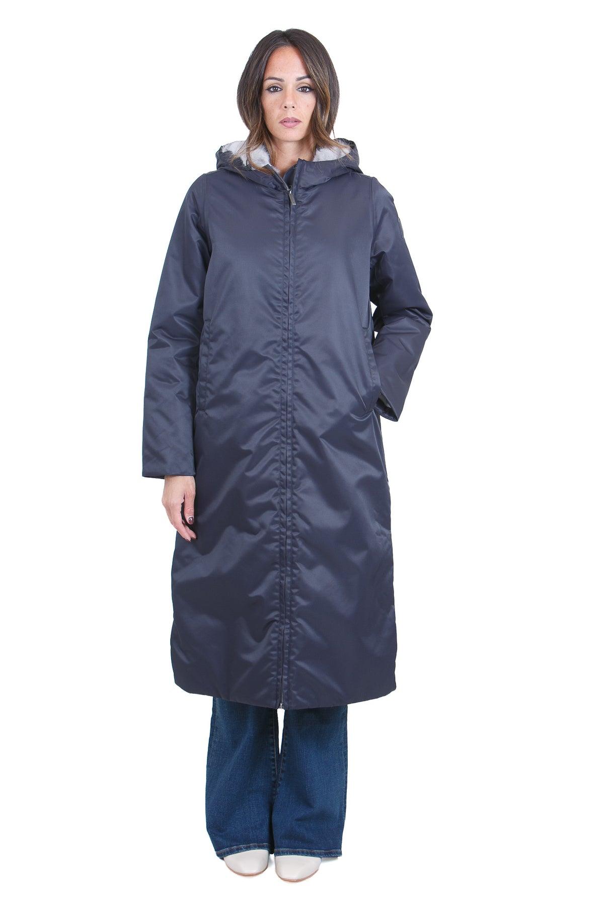 K-WAY Giubbotti Blackgreyish/bicolorfur OLLERSHINY-K61433W DDM